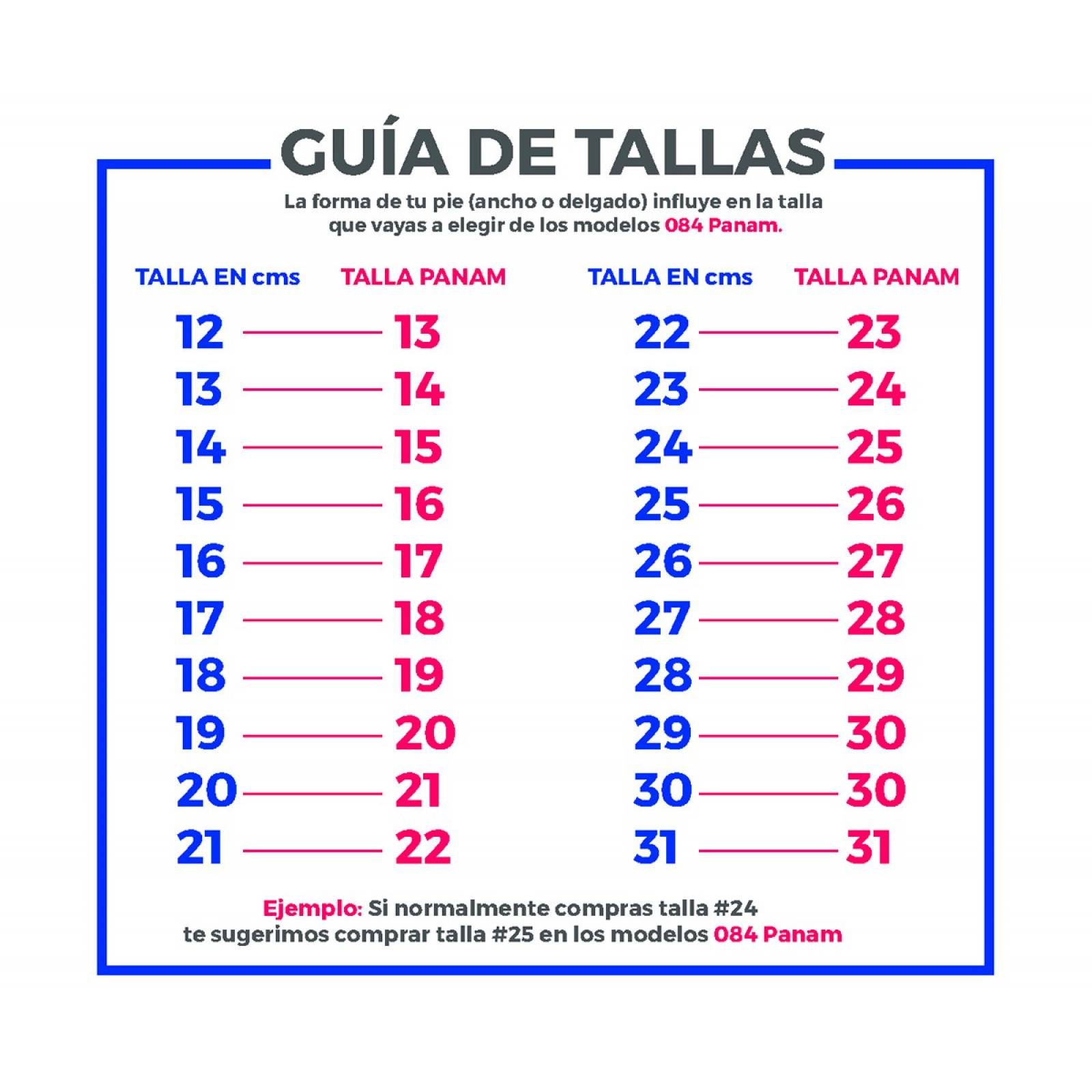 Tenis Panam Fuego 0884-015