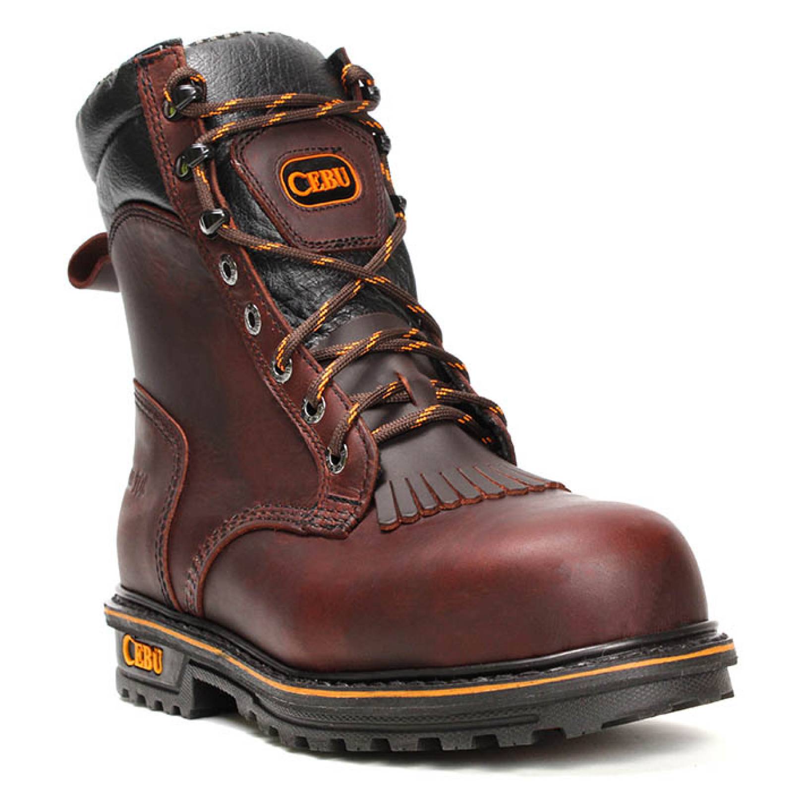 bota industrial para caballero cebu cb-atklcog cogñac piel