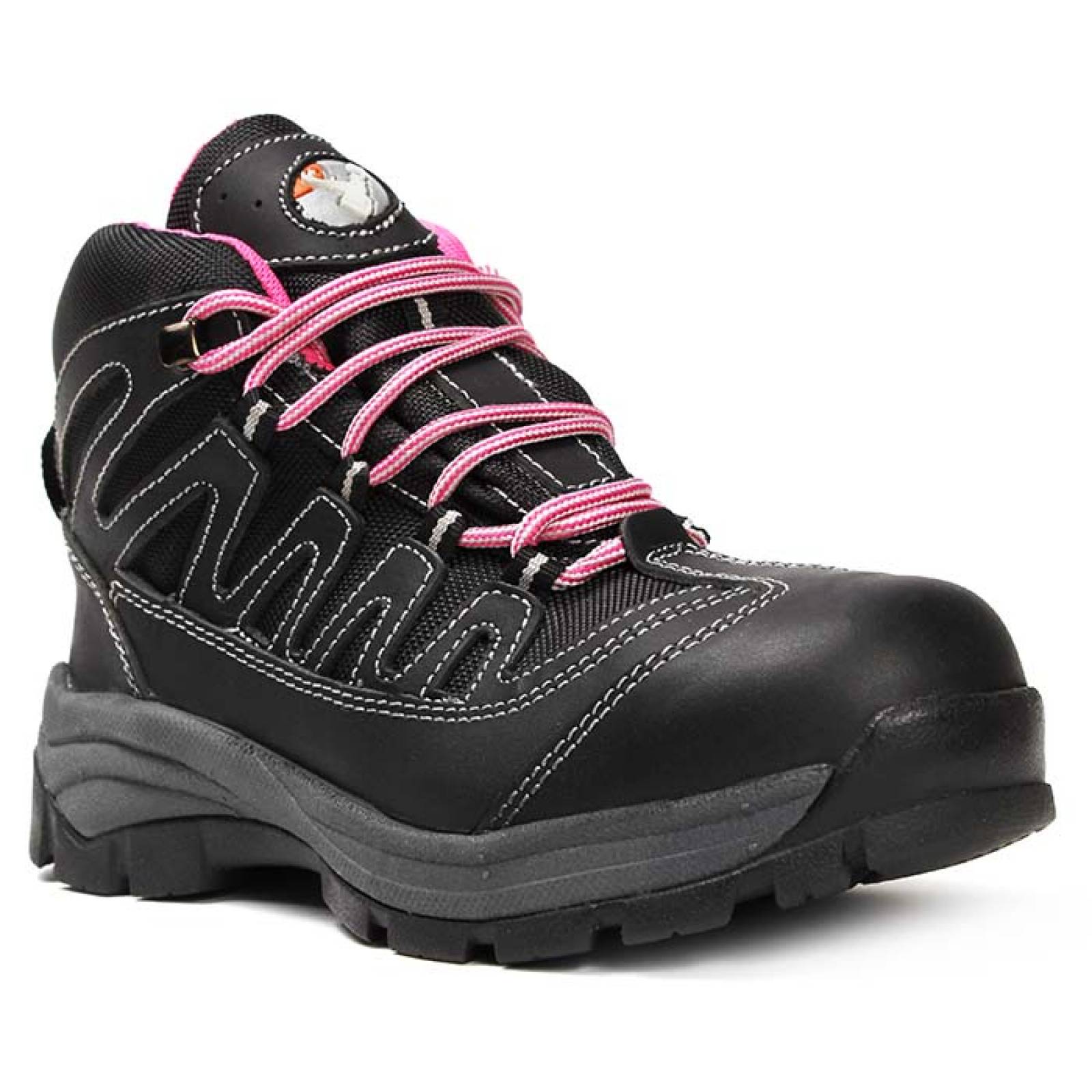 Bota industrial para dama Berrendo BE-362NEGR piel