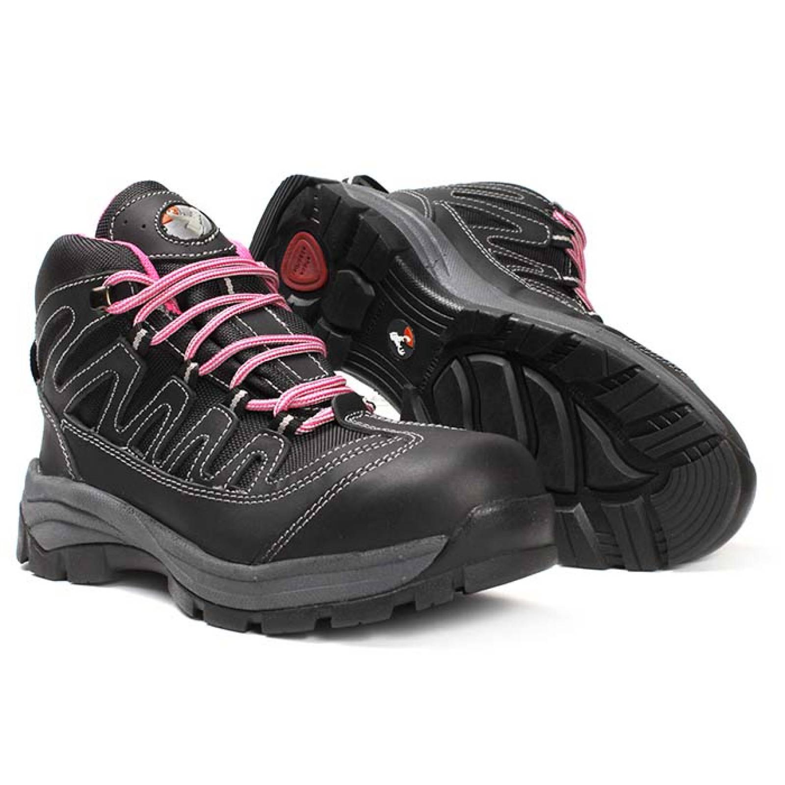 Bota industrial para dama Berrendo BE-362NEGR piel