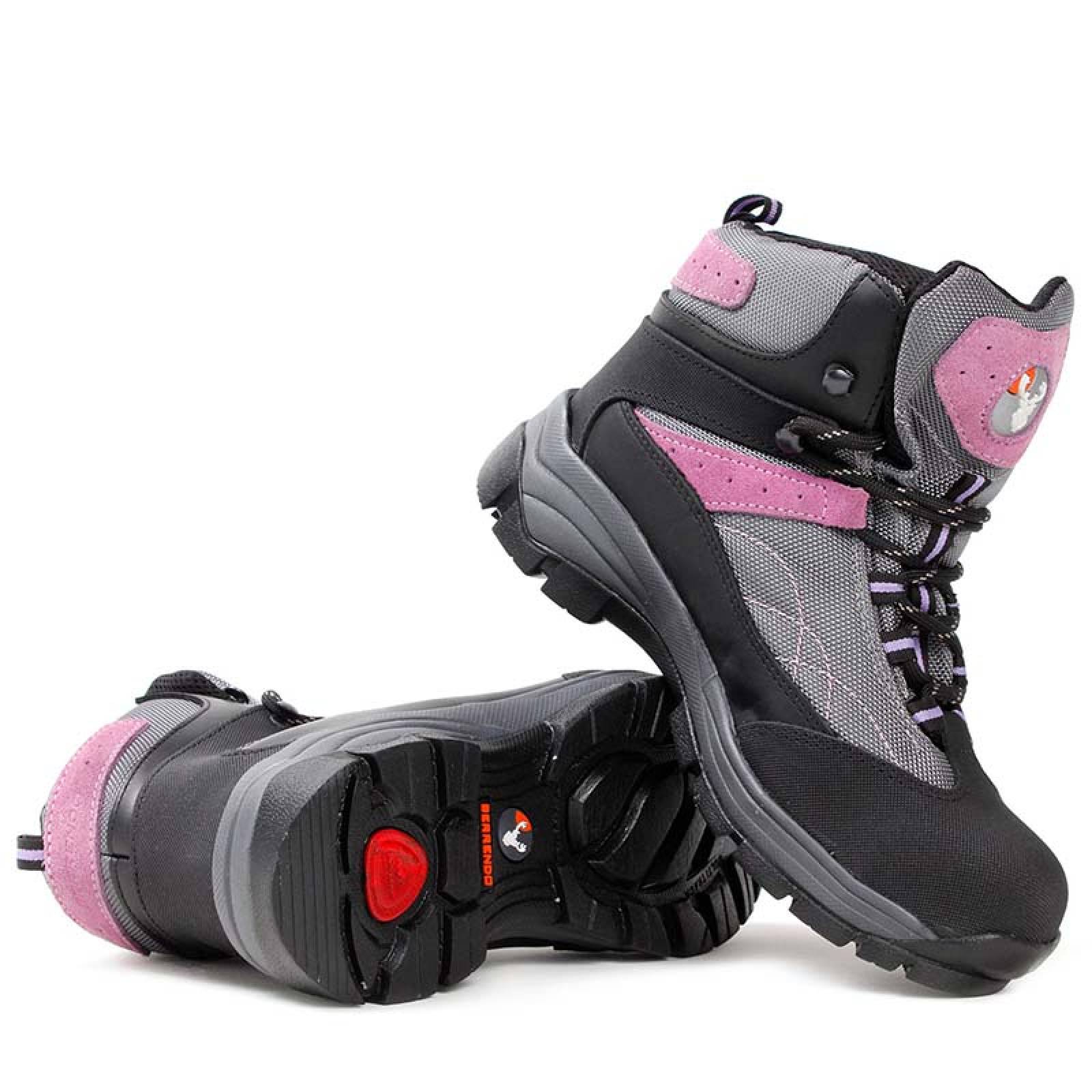 Bota Industrial Berrendo Para Dama BE-363GRIS