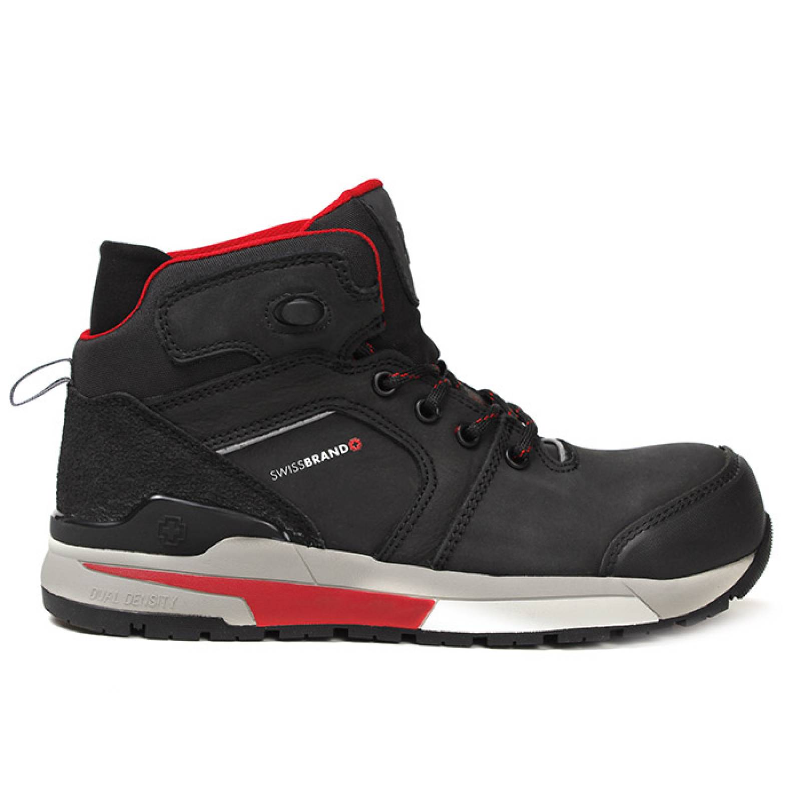 bota industrial para caballero swissbrand sb-652negr negro
