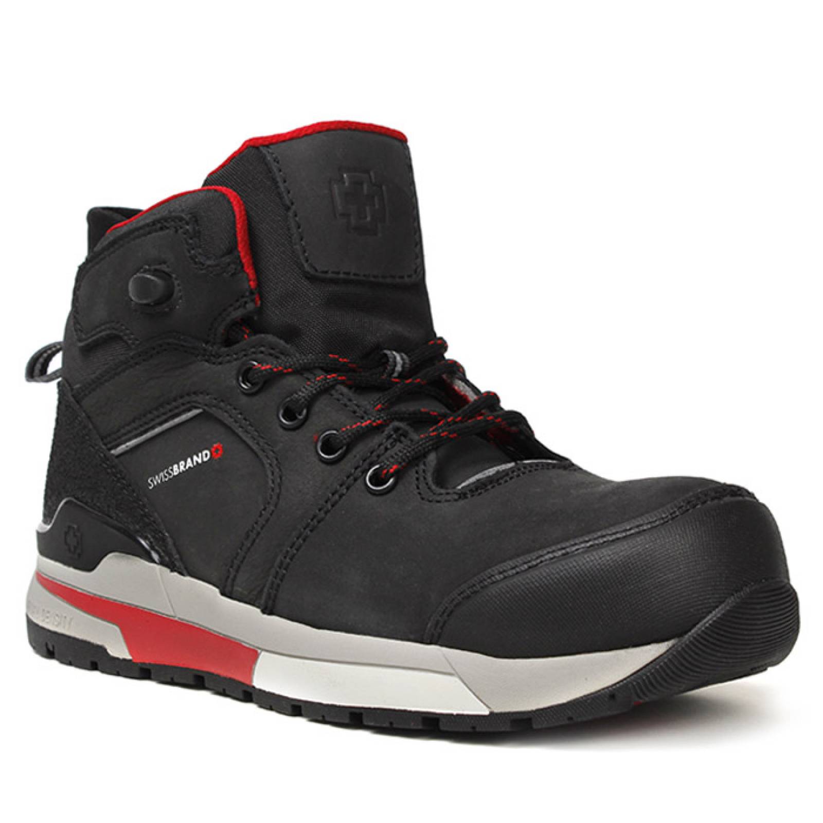 bota industrial para caballero swissbrand sb-652negr negro