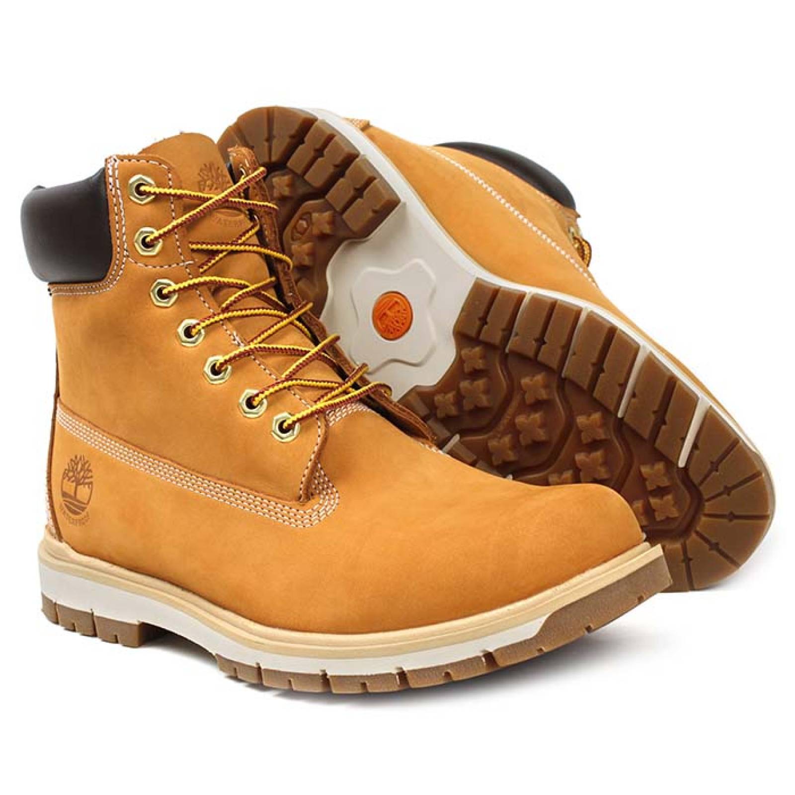 Bota casual para caballero timberland tm-a1jhmie miel nobuck