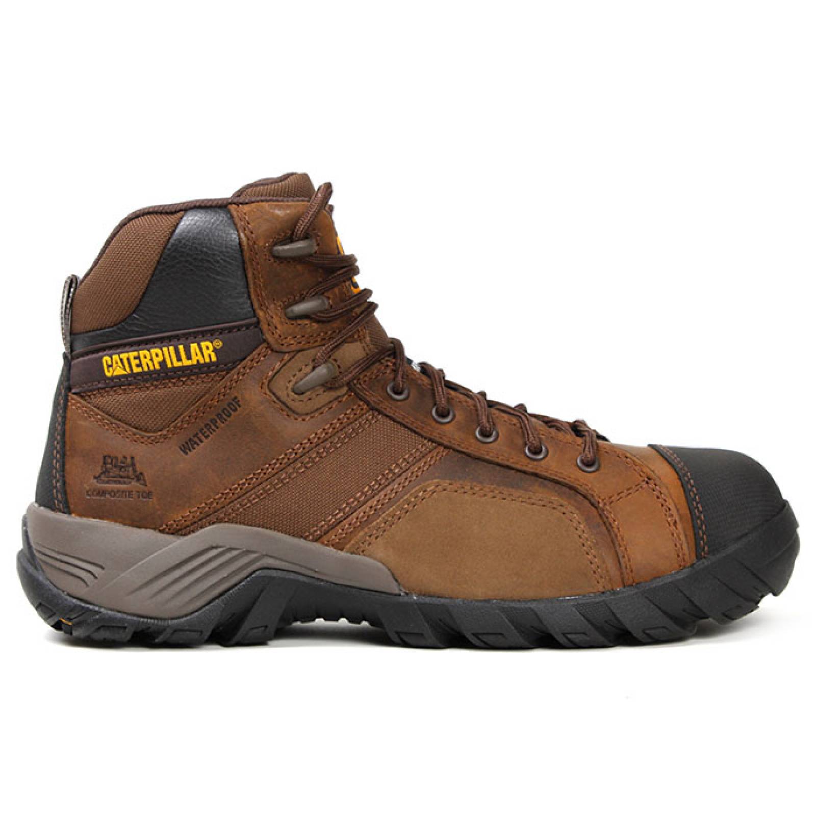 Bota industrial Caterpillar para caballero CA-90091C Cafe
