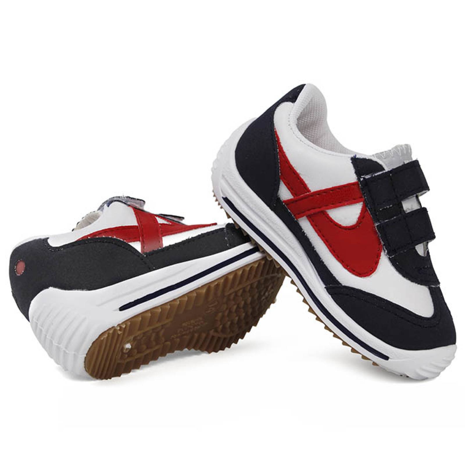 tenis para bebe panam 11289-0824 blanco azul rojo