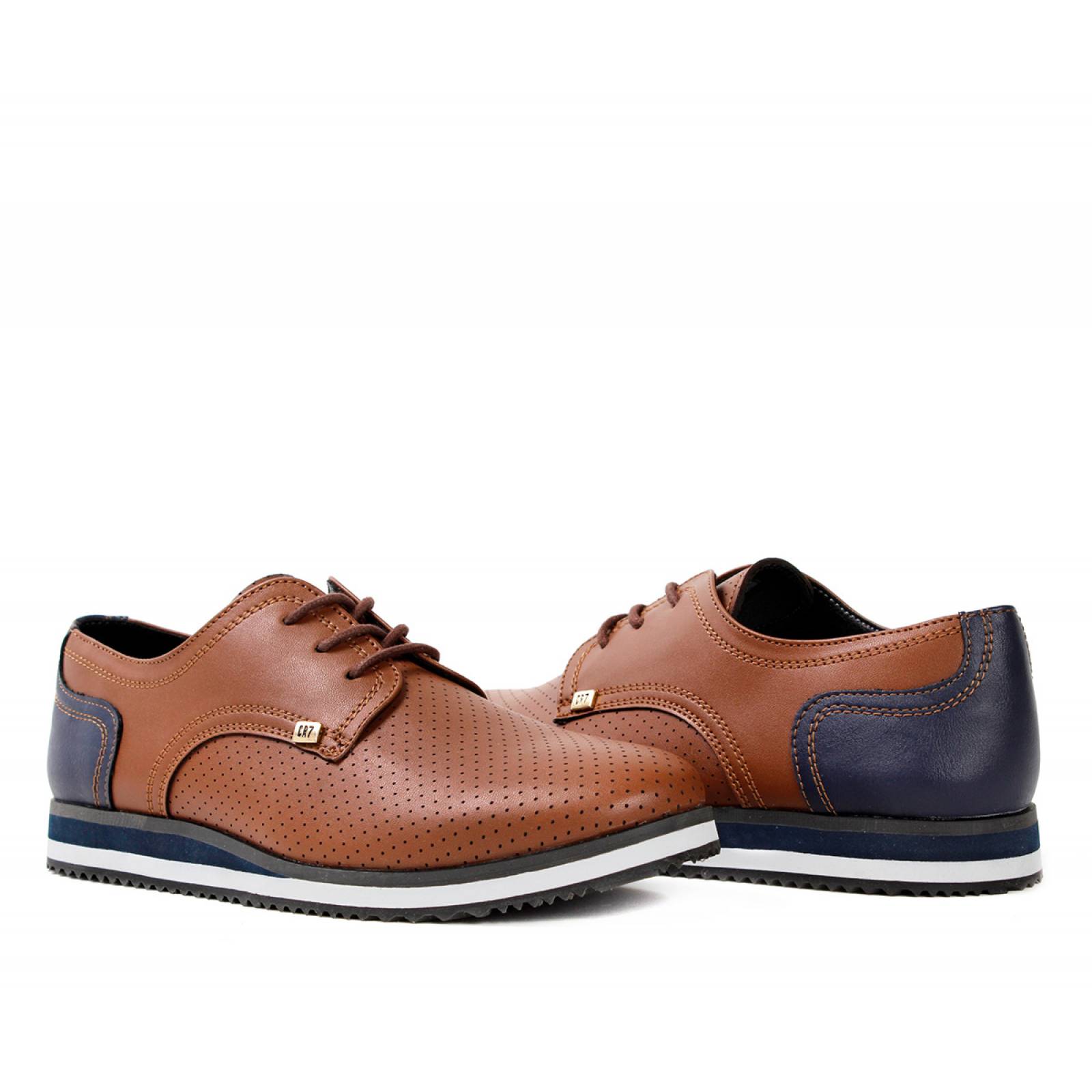 Calzado para joven diseño derby cr7 nt-431ca café
