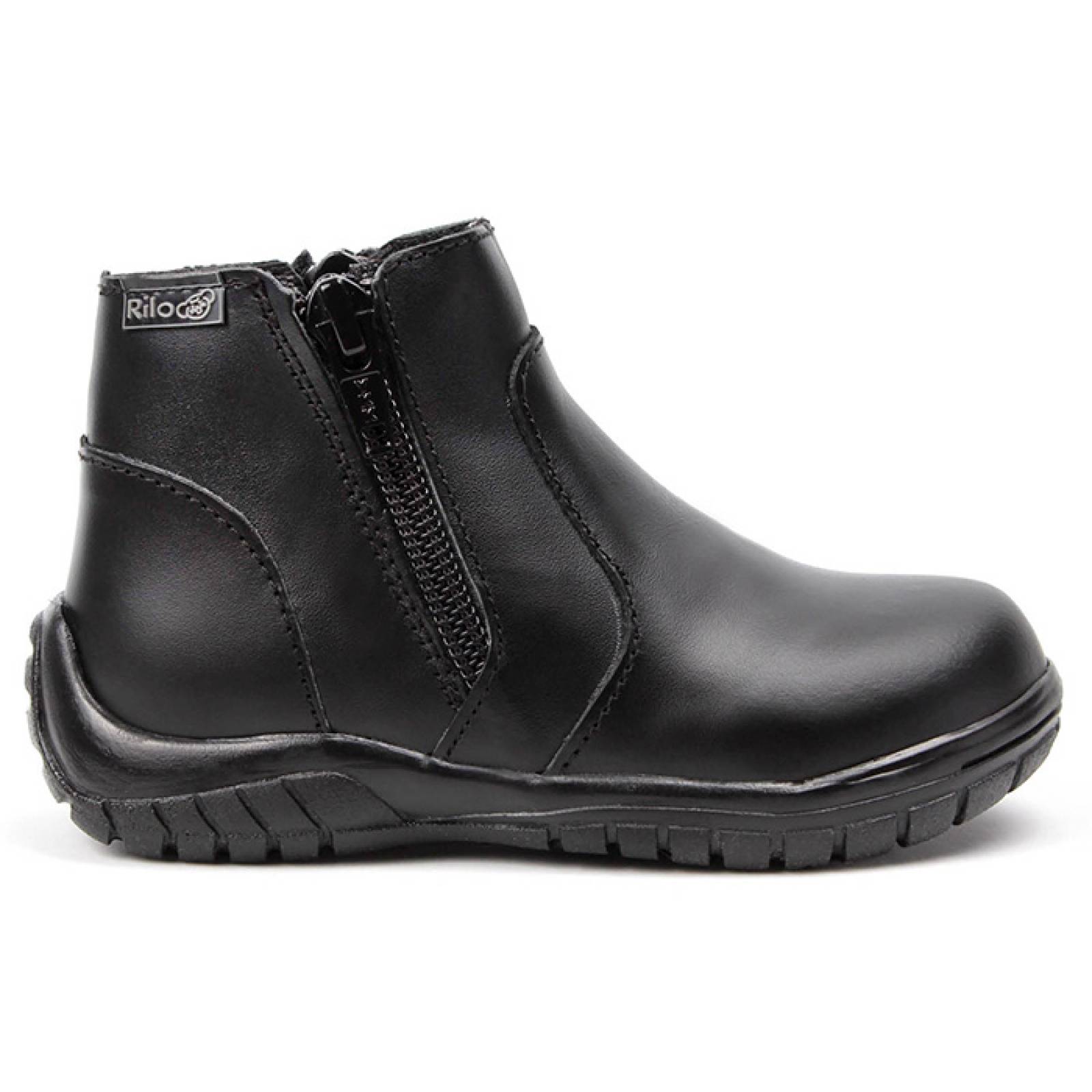 Zapato escolar para niño Rilo 9070-110 negro