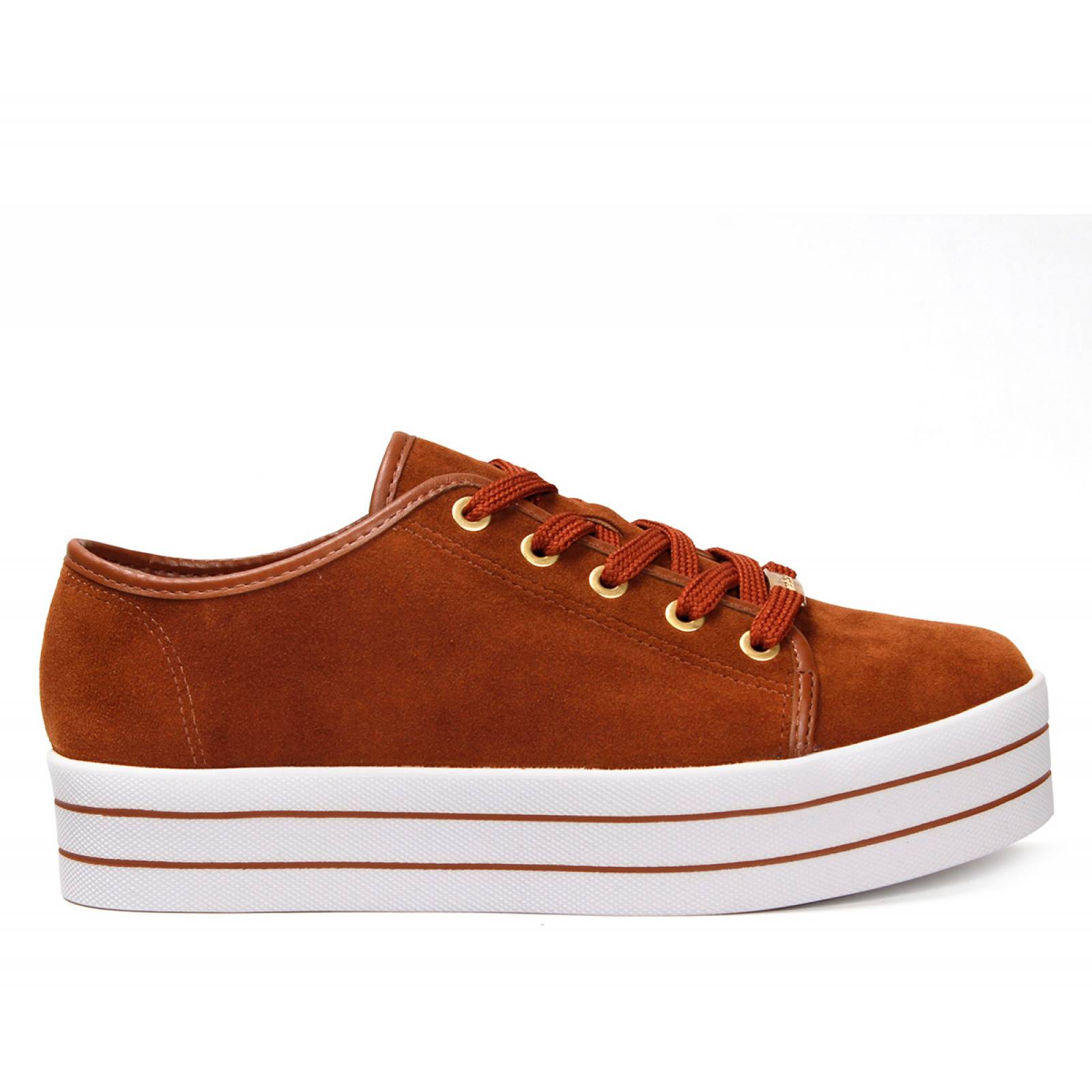Tenis casual para dama Moleca LS-5618CAM camel