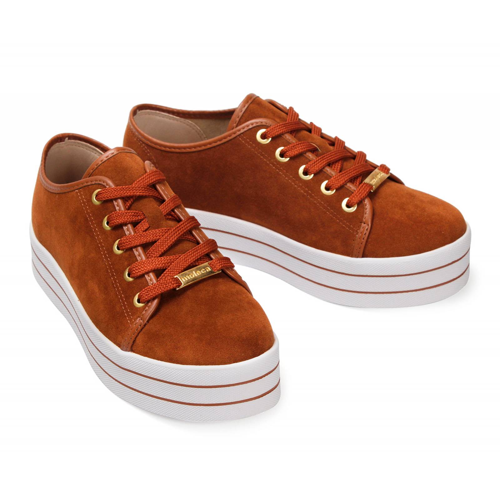 Tenis casual para dama Moleca LS-5618CAM camel