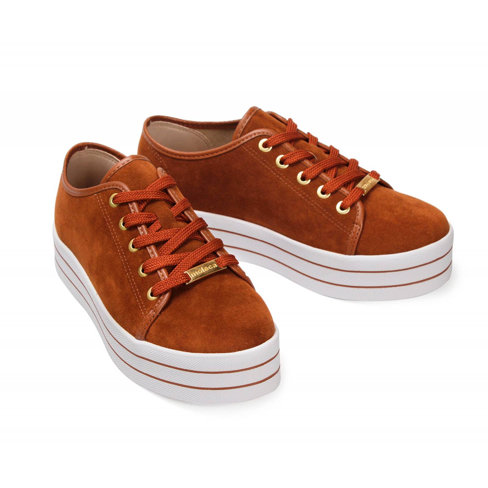 Tenis casual para dama Moleca LS-5618CAM camel