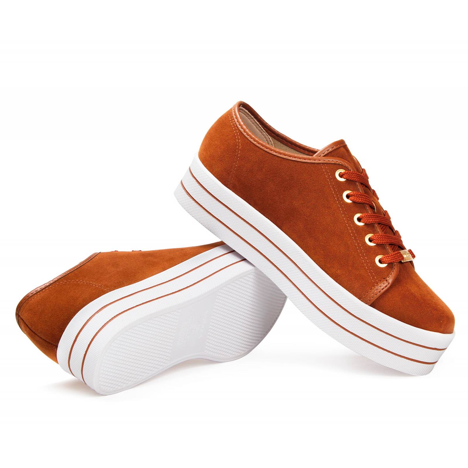 Tenis casual para dama Moleca LS-5618CAM camel