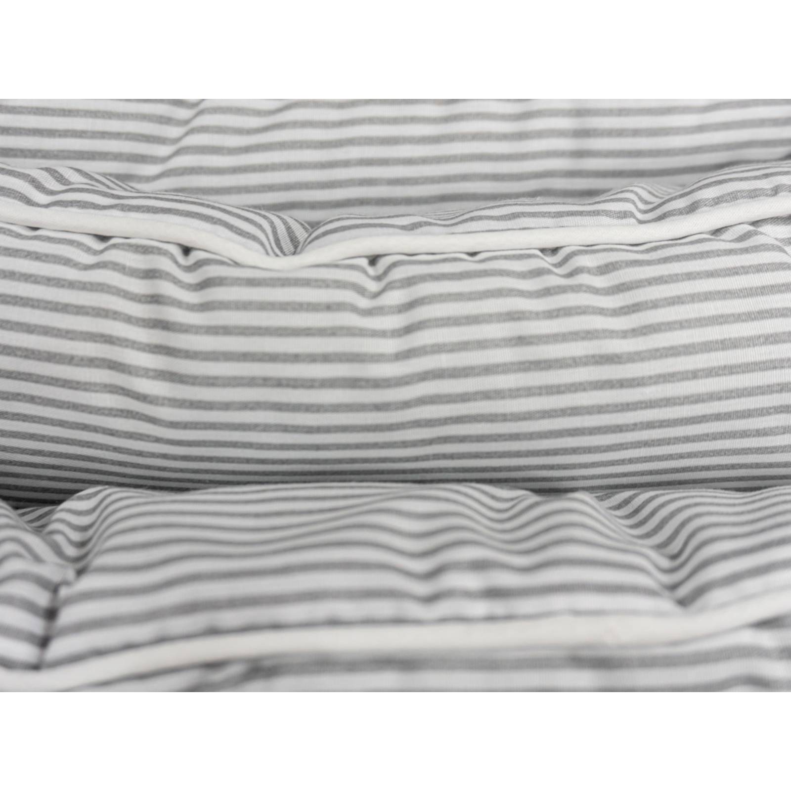 Bumper Protector para cuna Cary bebe Grey Patch 4 metros