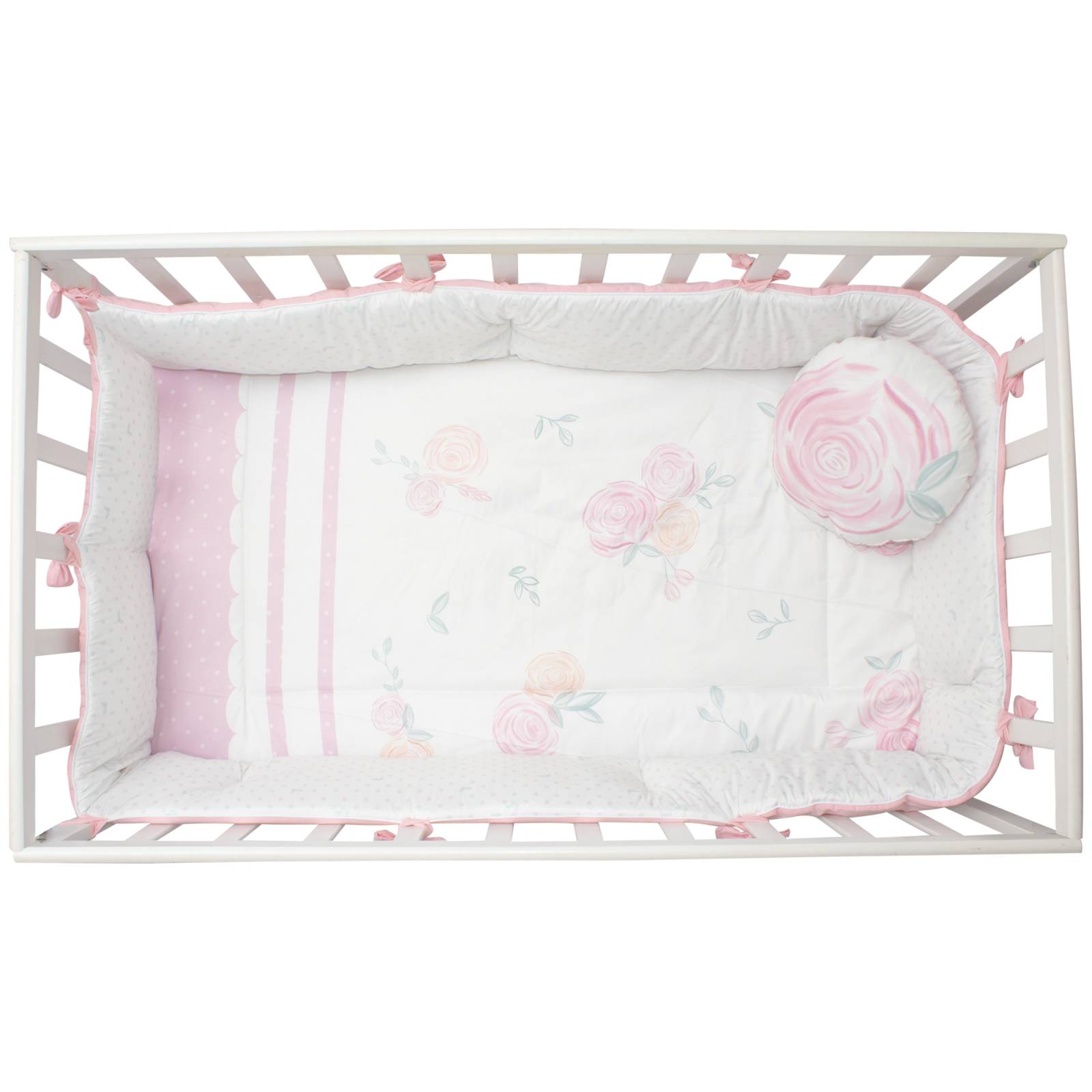 Juego de Edredon para Cuna Cary Rose 70X130 cm, Rosa