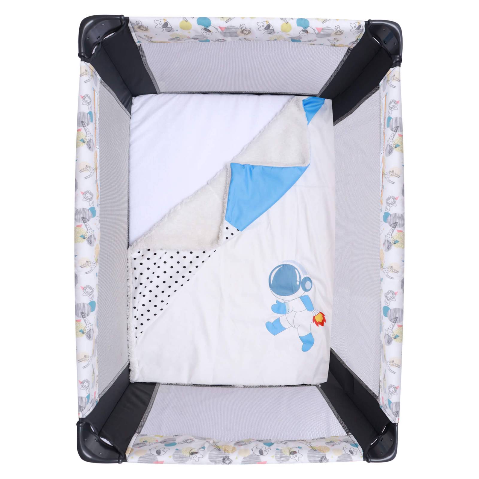 Cobija Cary Astronauta 70x100 cm, Azul Plumbago