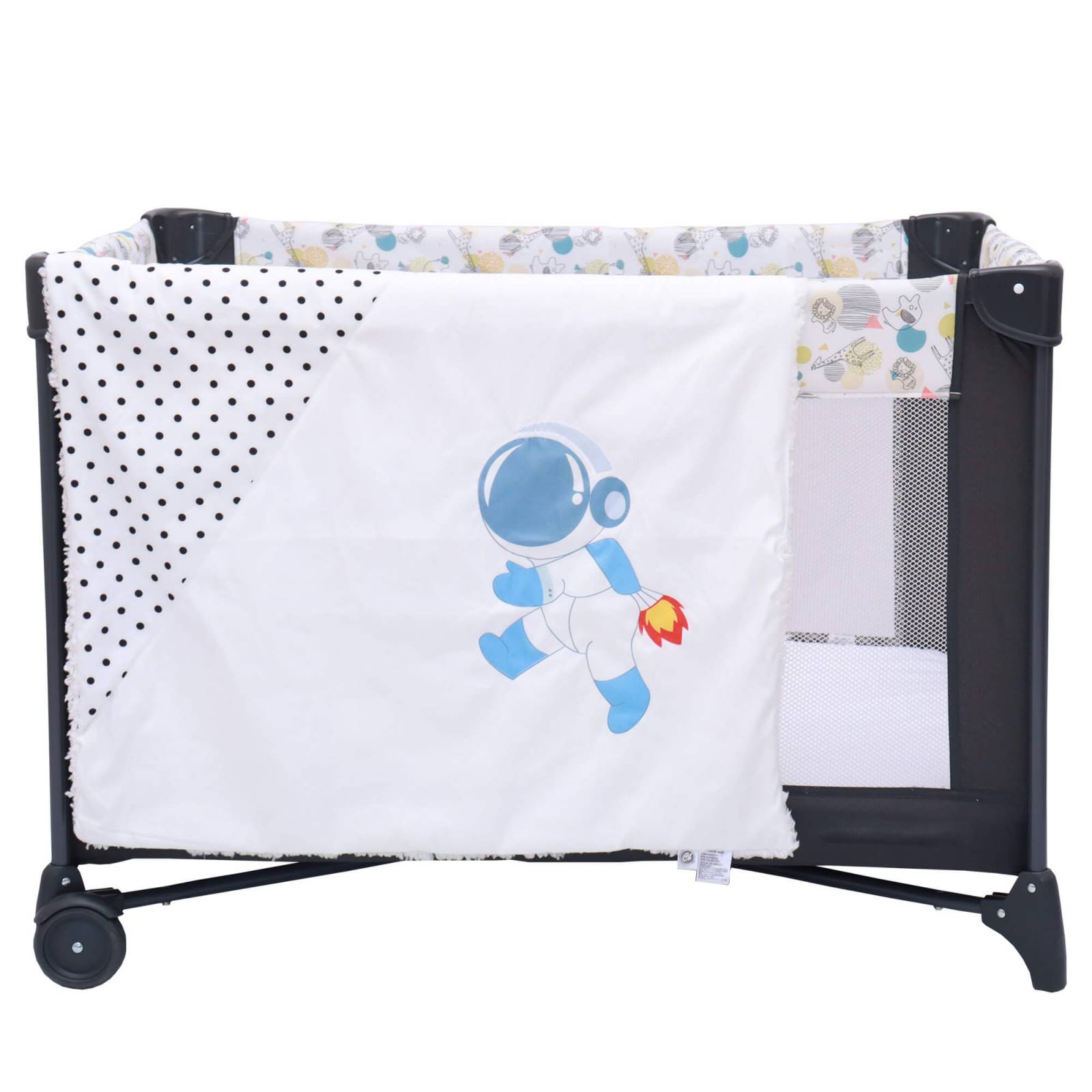 Cobija Cary Astronauta 70x100 cm, Azul Plumbago