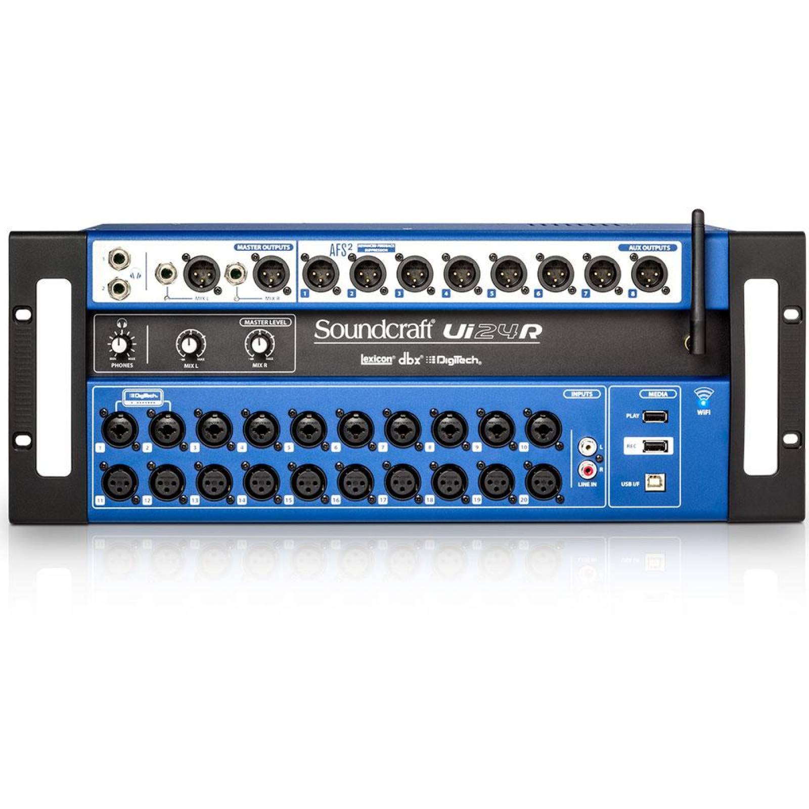 Mezcladora digital tipo rack 24 canales   UI24R