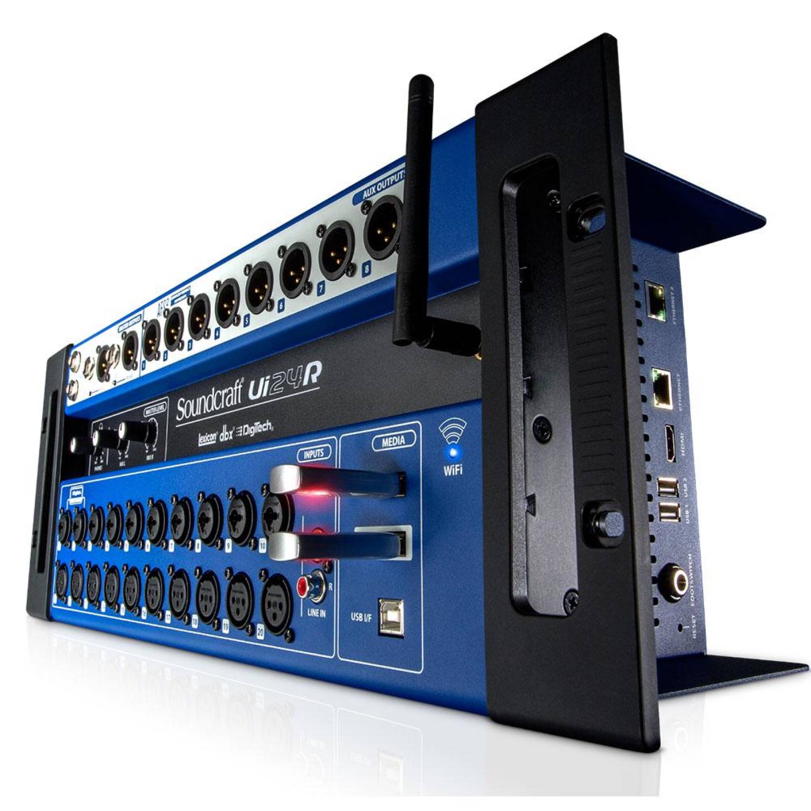 Mezcladora digital tipo rack 24 canales   UI24R