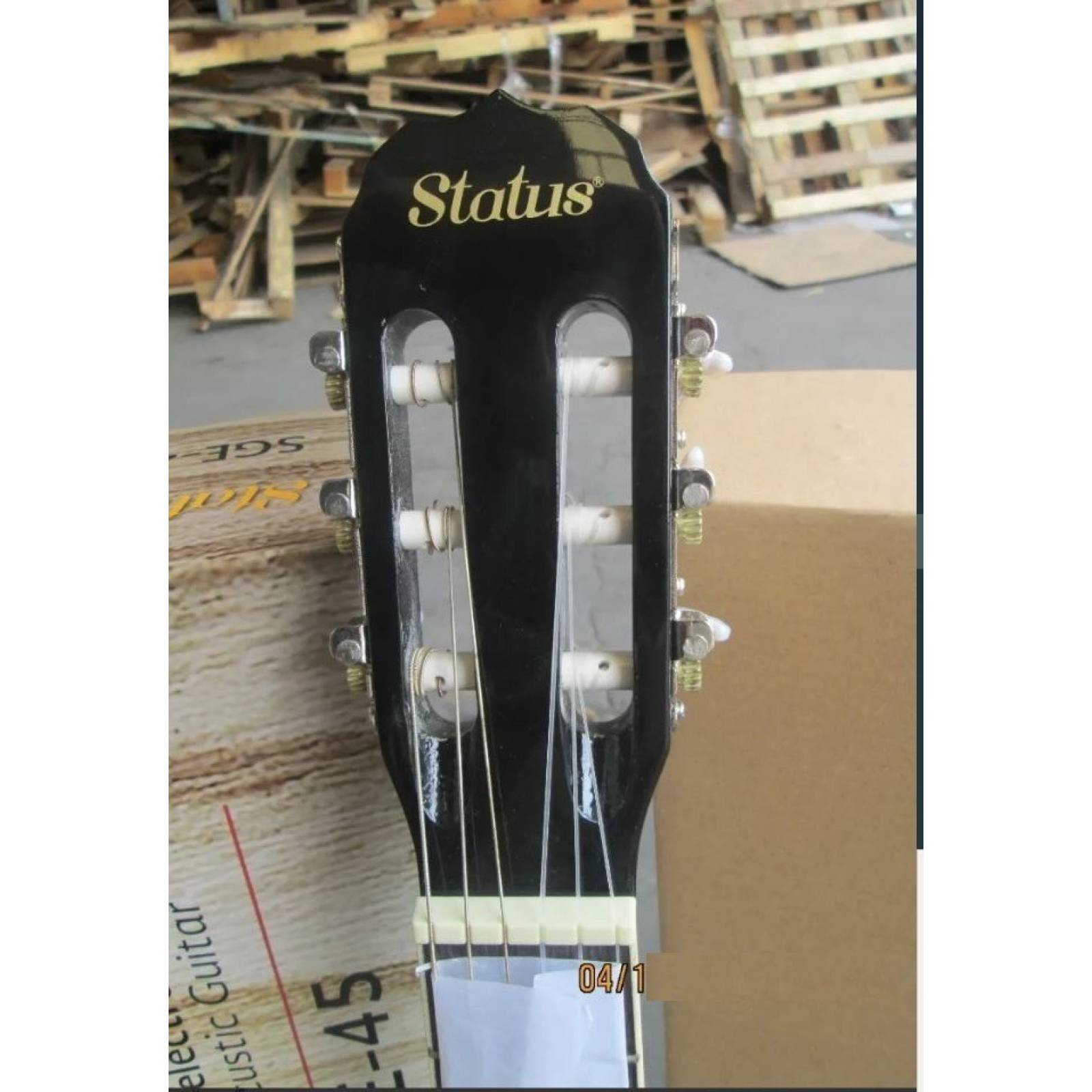 Guitarra electroacústica cuerdas de nylon SGE 45 BK