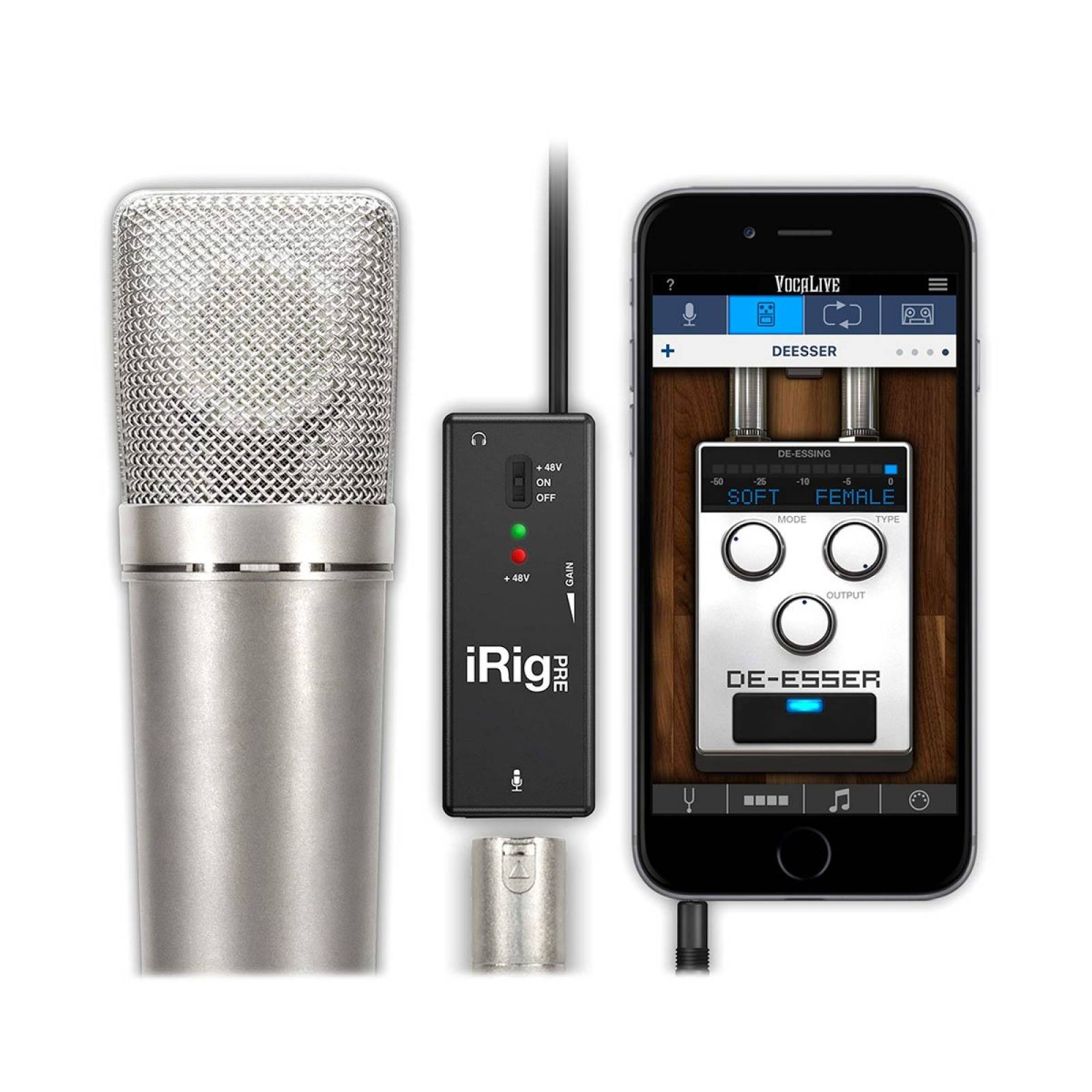 Pre amp dispositivos    IRIG PRE