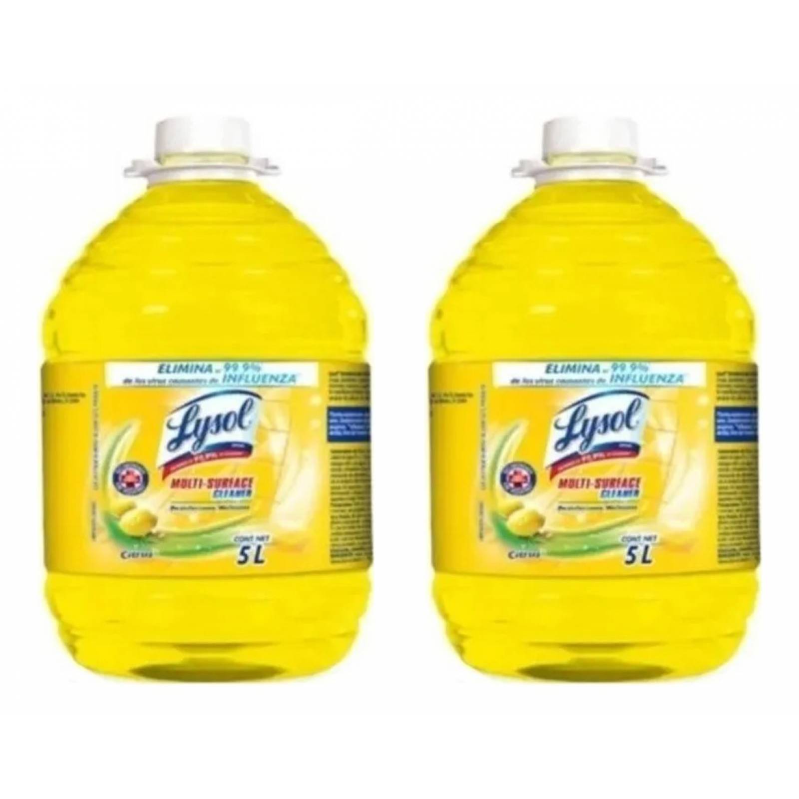 Desinfectante Multiusos Y Superficies Lysol Citrus 5 L 2 Pza