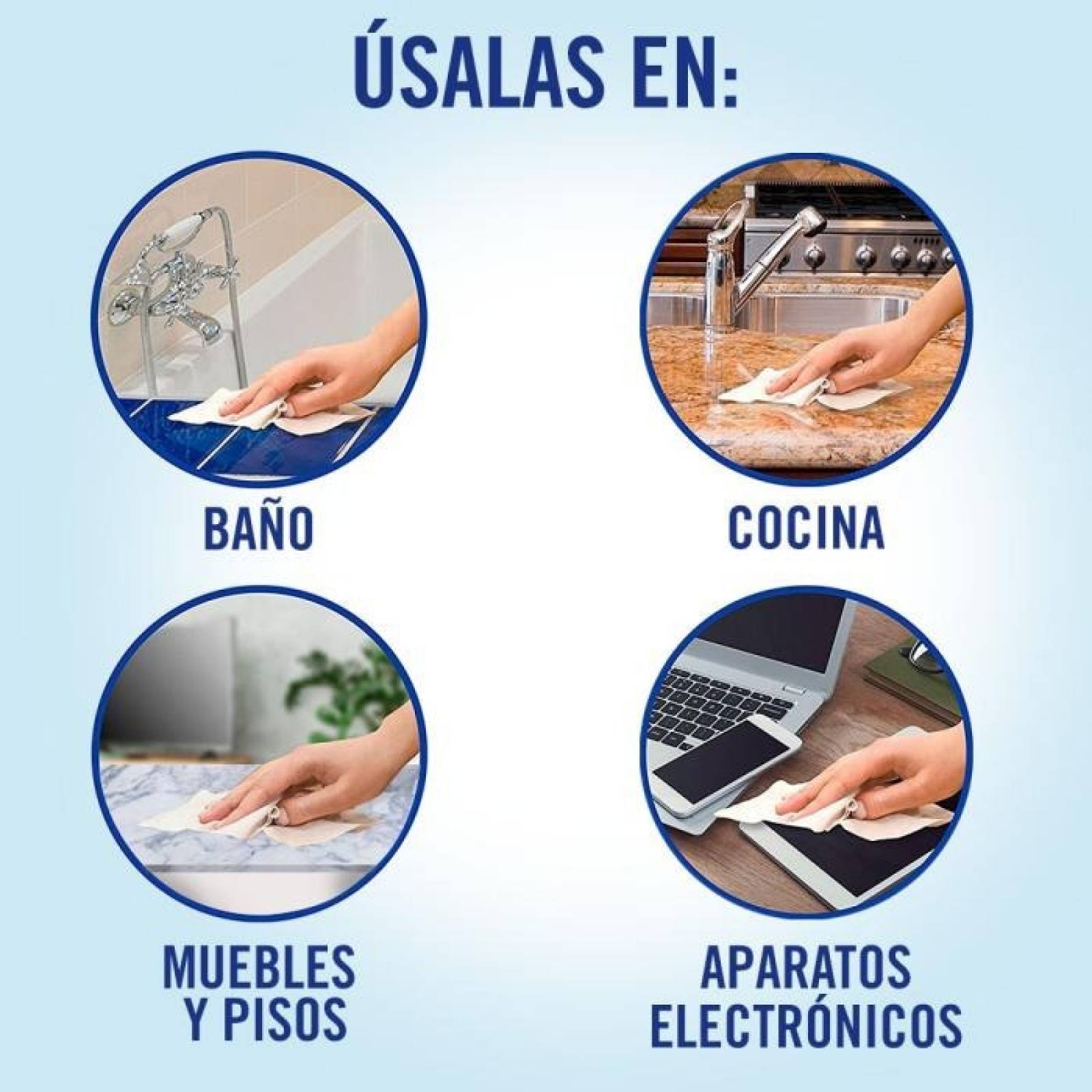 80 Toallitas Desinfectantes Para Superficies Lysol Citrus