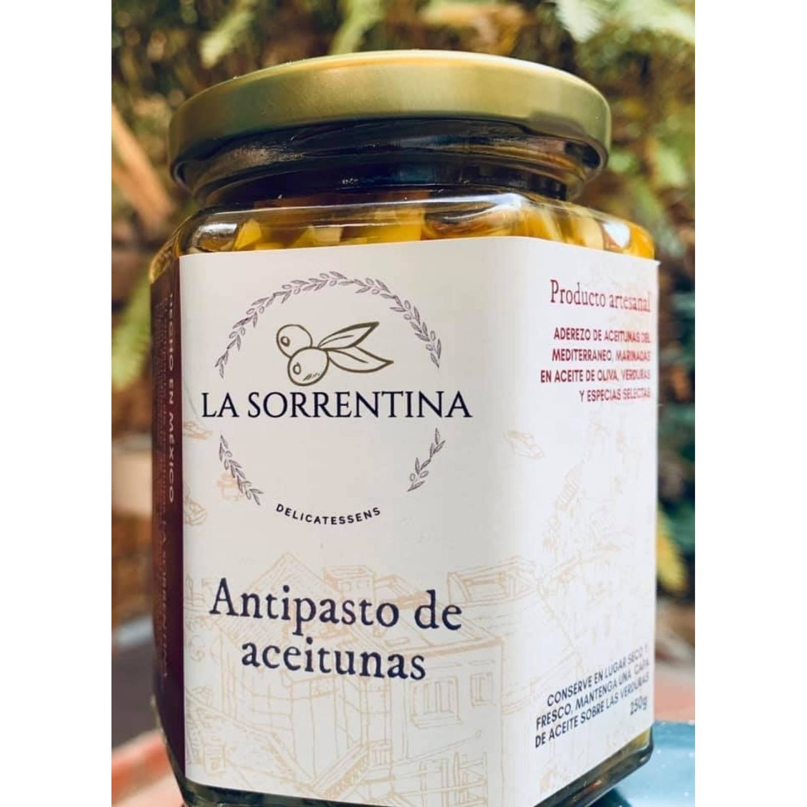 Aderezo Olive De Aceitunas 3 Piezas 350g Antipasto Gourmet