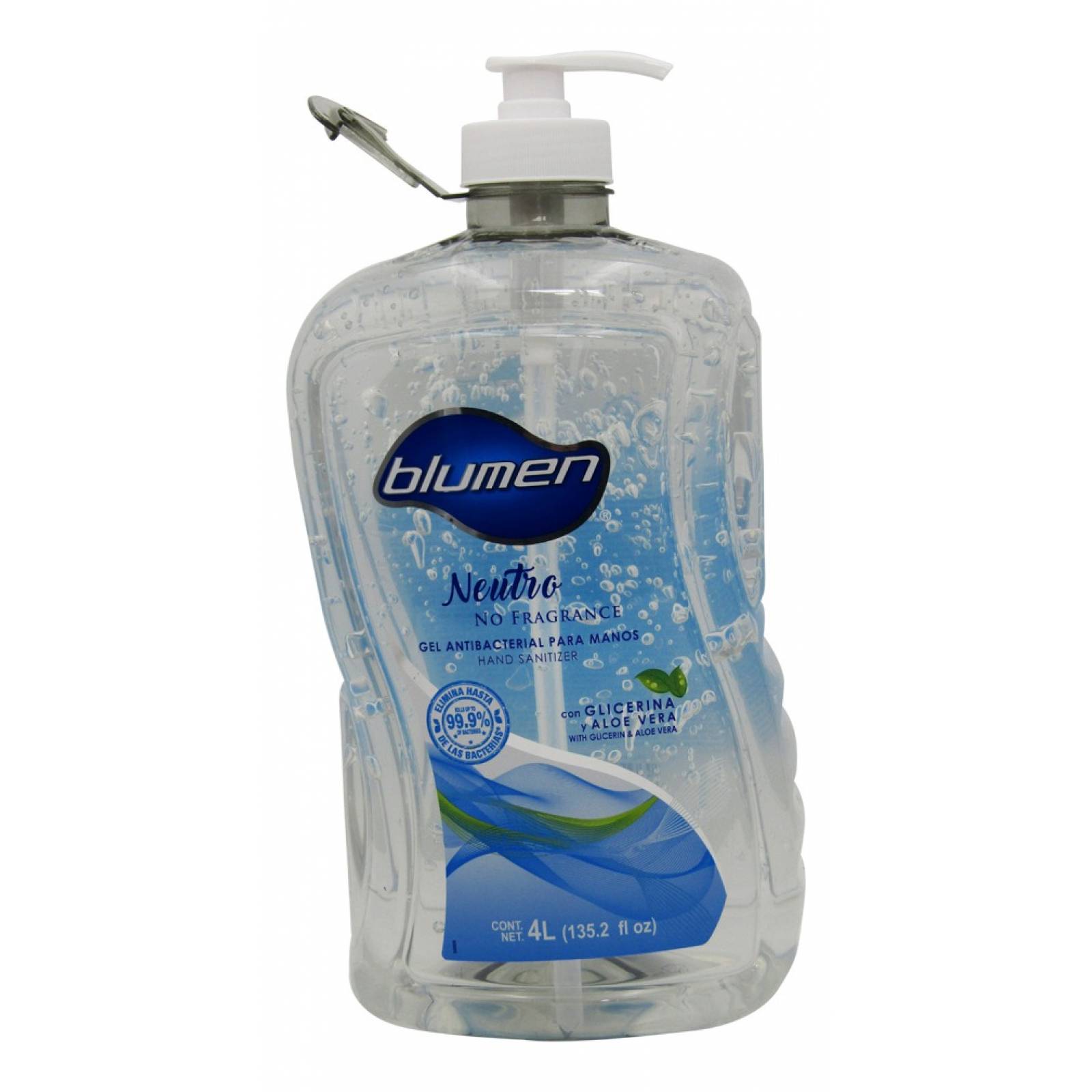 Gel Antibacterial Blumen Sin Fragancia 4 L