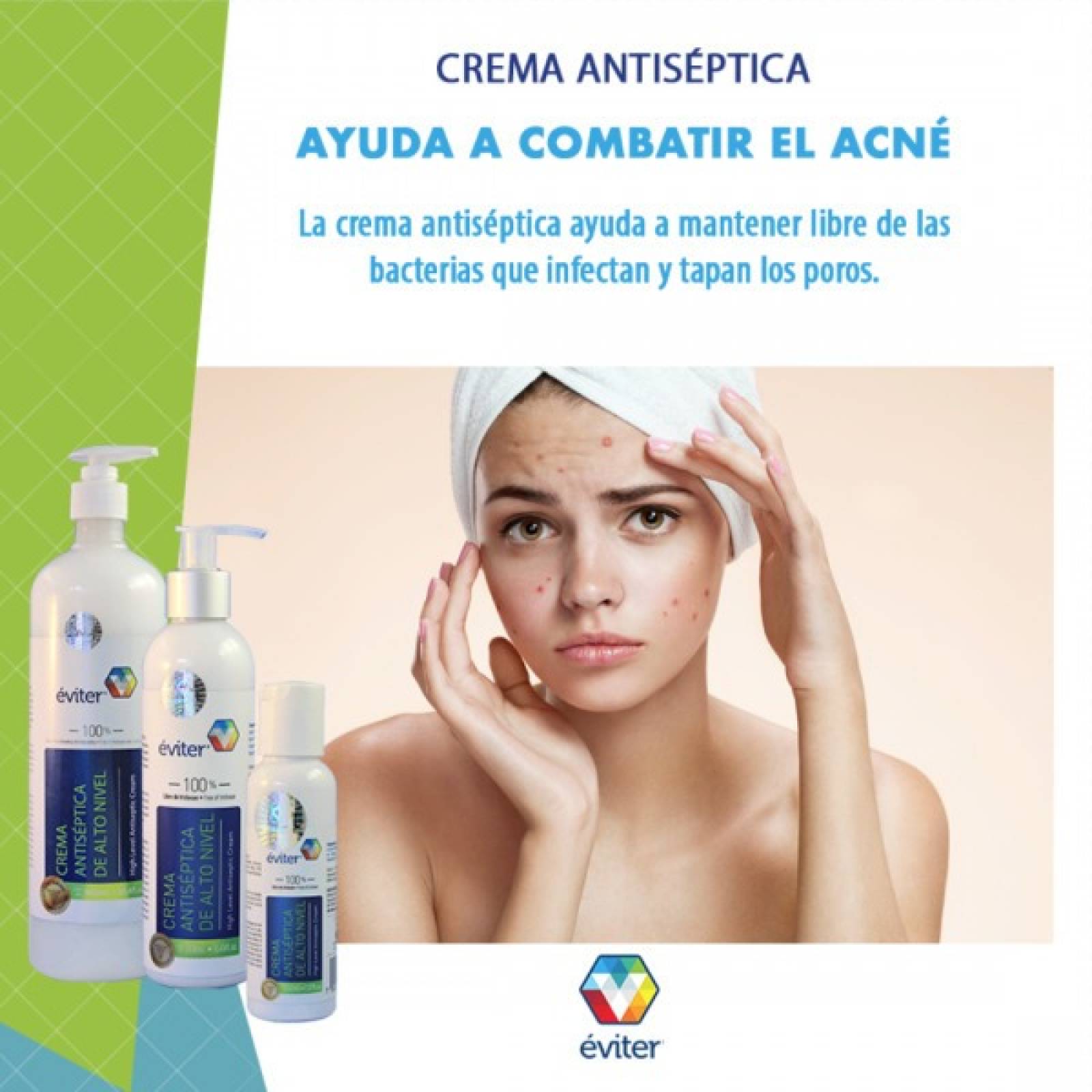 Crema Antiseptica Regeneradora 3 Piezas Biosalud Eviter250ml