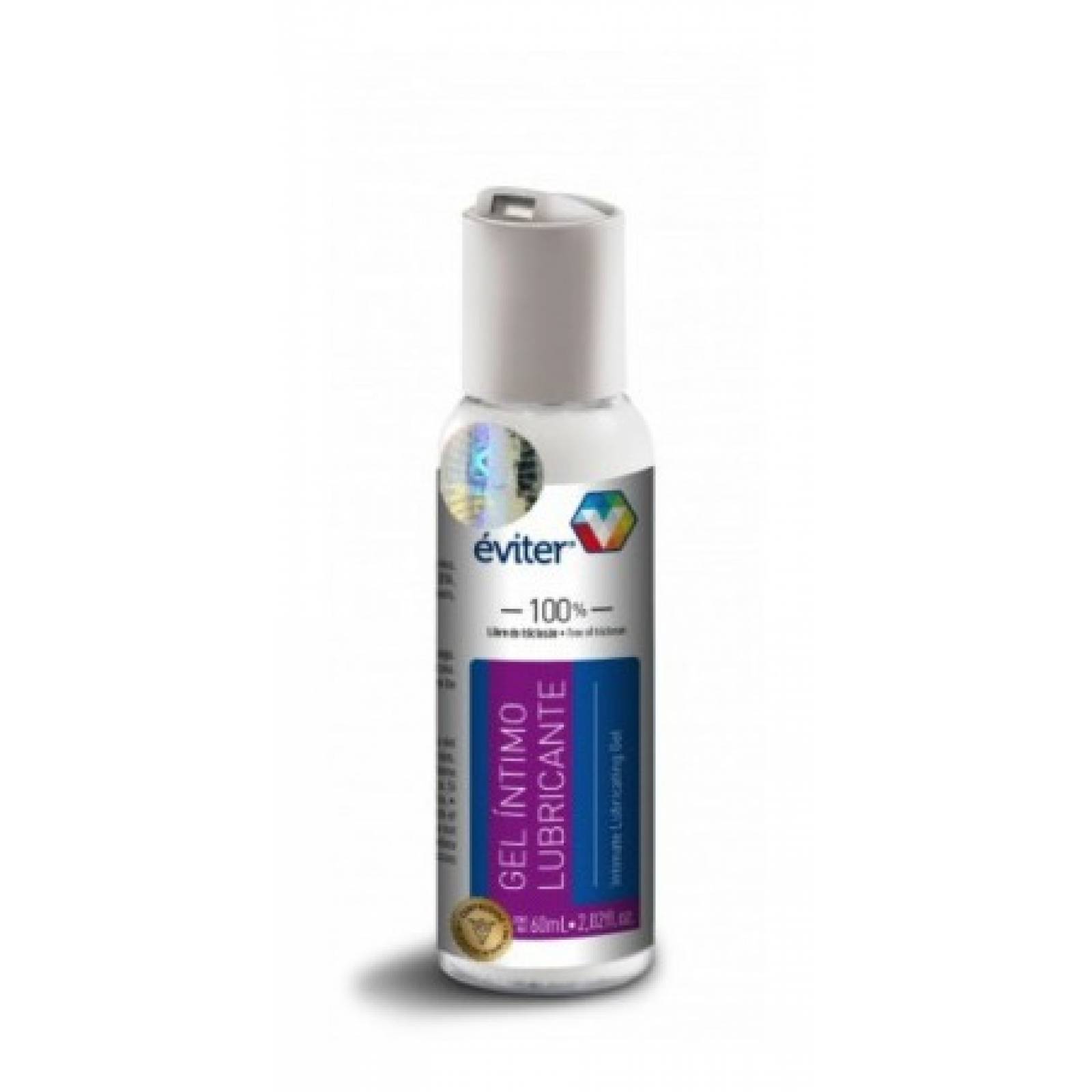 Lubricante Gel Íntimo Estimulador 4 Piezas 60ml Eviter