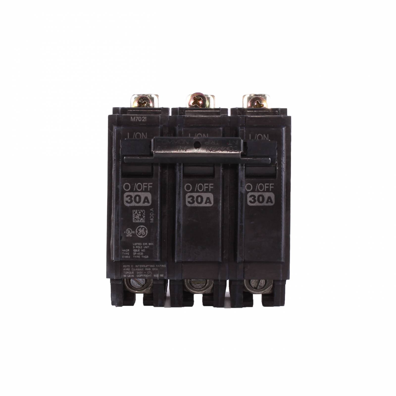 GE THQB32030 Interruptor T Atornillable 3P 30A 240VAC