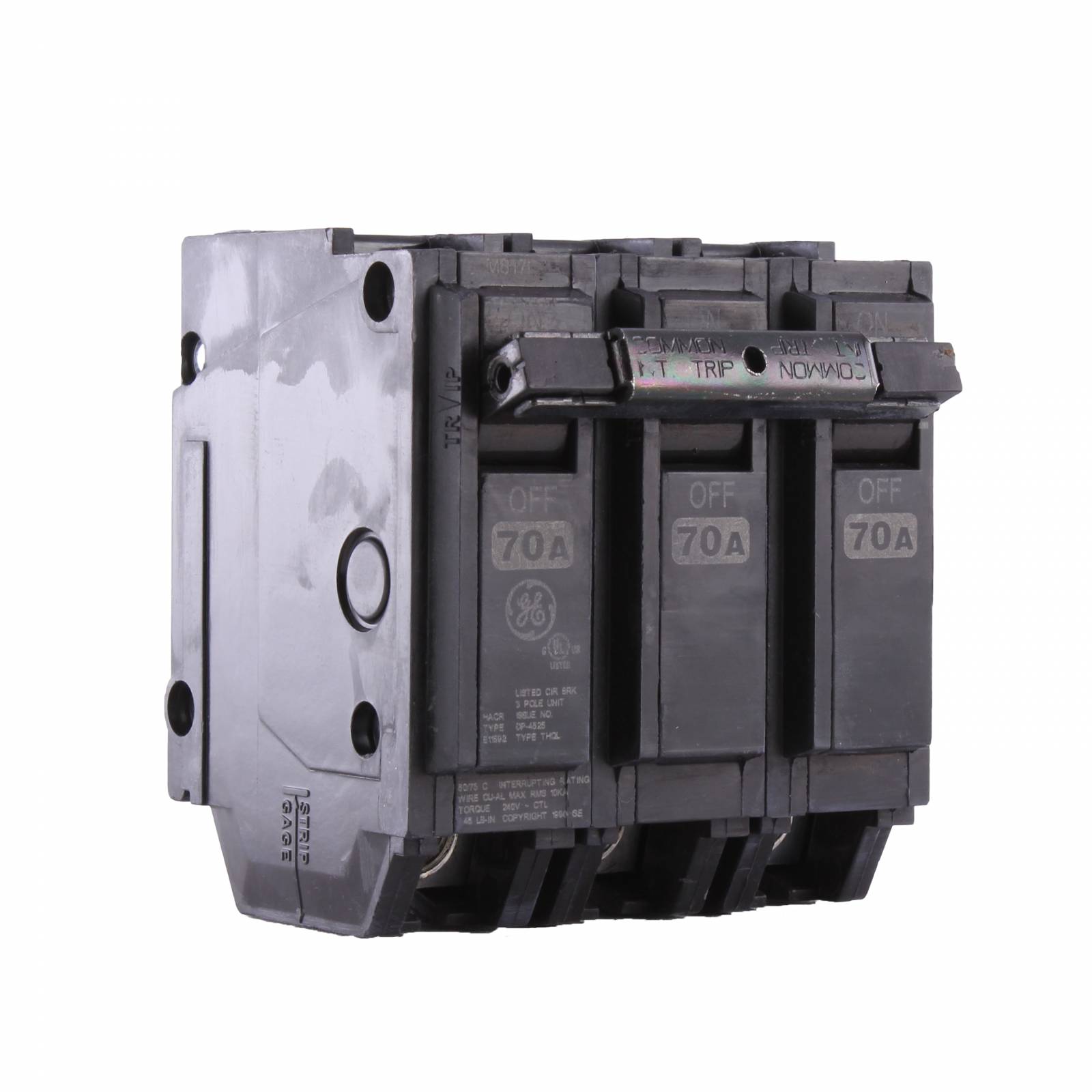 GE THQL32070 Interruptor T Enchufable 3P 70A 240VAC