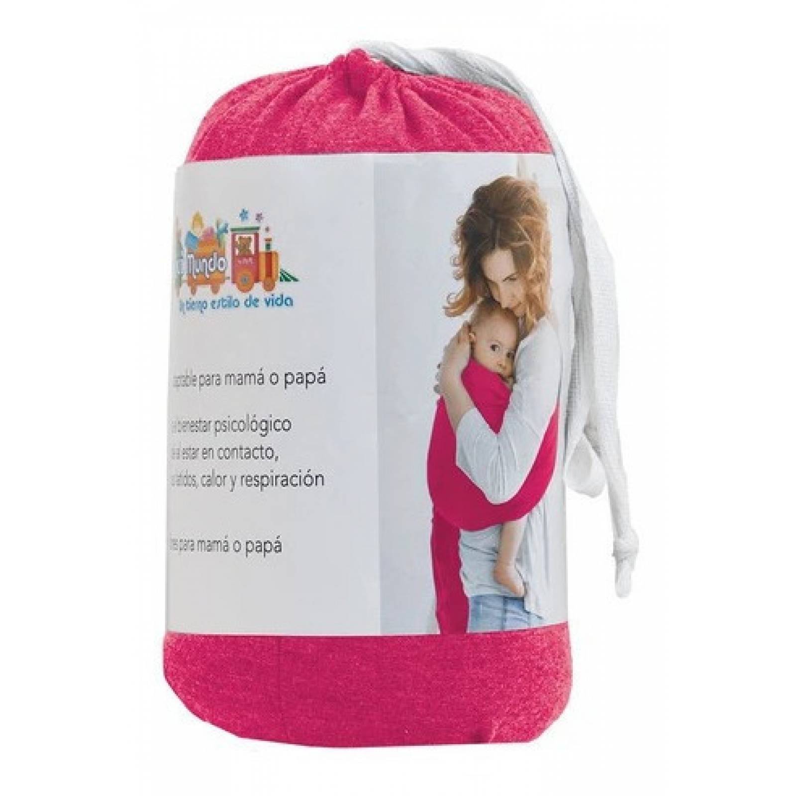 Chiqui Mundo Fular portabebé Rosa