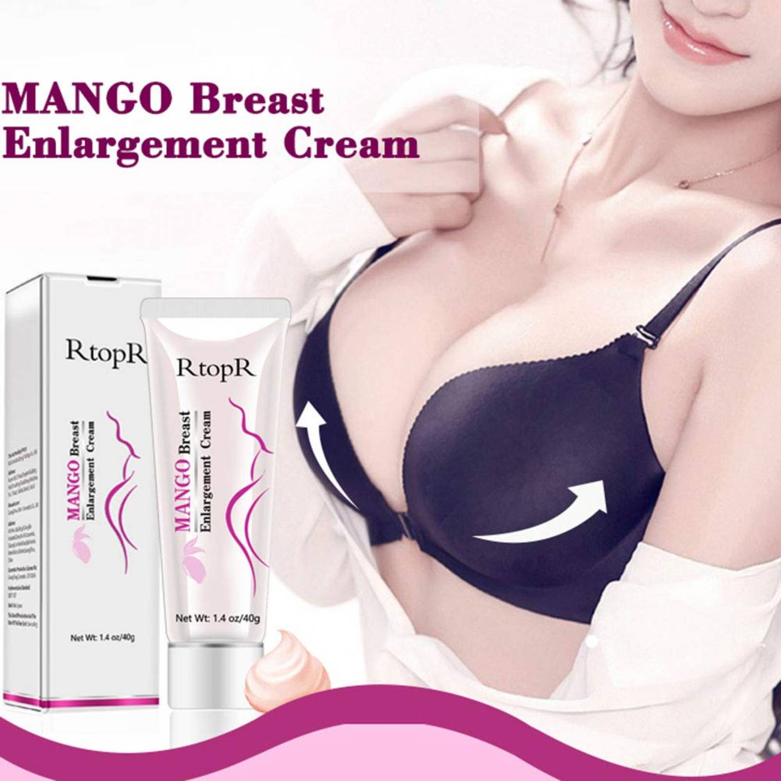 Crema Para Aumento De Senos Must Up Reafirmante Wow Bust 40g