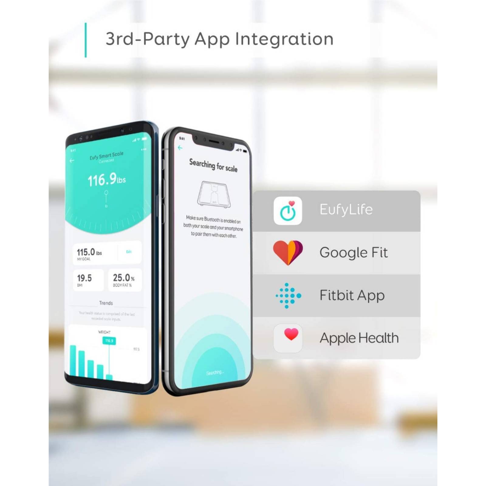 eufy Smart Scale C1 Bluetooth Báscula Digital Inalámbrica