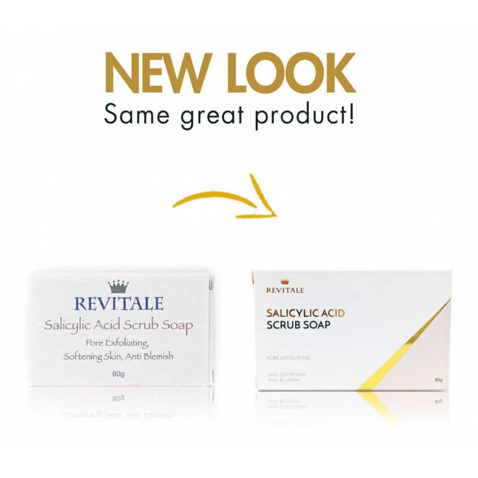 Jabón Exfoliante De Ácido Salicílico Exfoliante Antiacné 80g