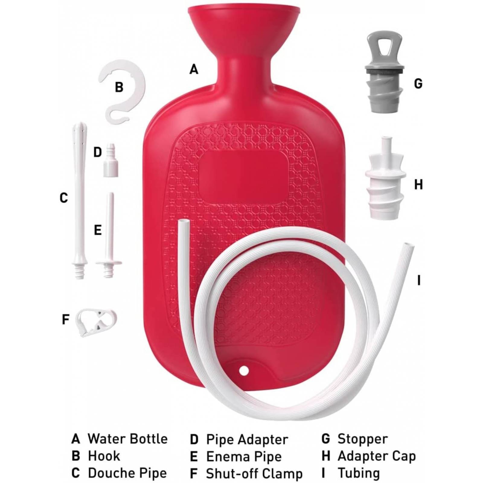 Kit Bolsa De Enema Para Limpieza De Colón 1.7 Litros