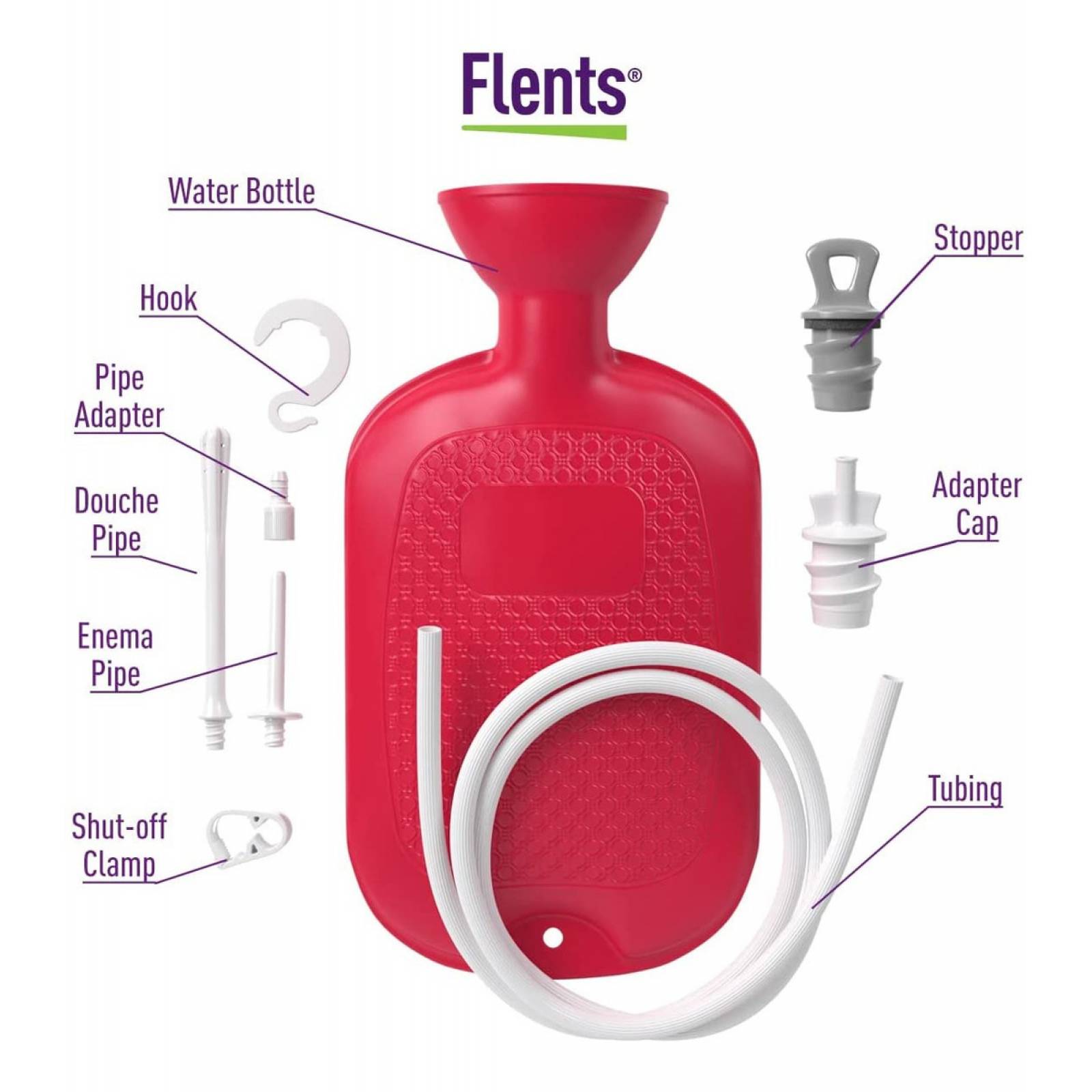 Kit Bolsa De Enema Para Limpieza De Colón 1.7 Litros