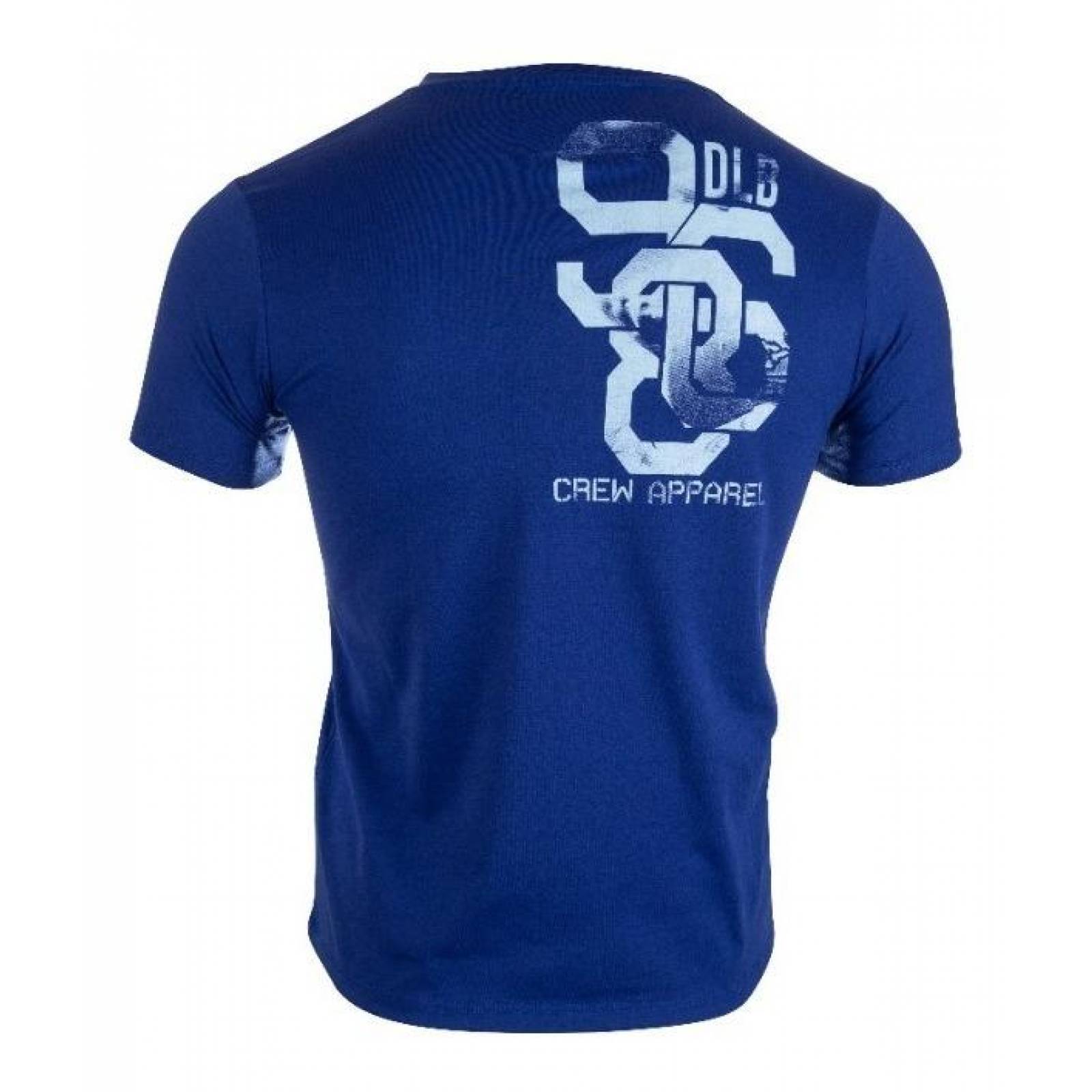 Playera De Hombre American Wear Denim Authority Cool Azul 