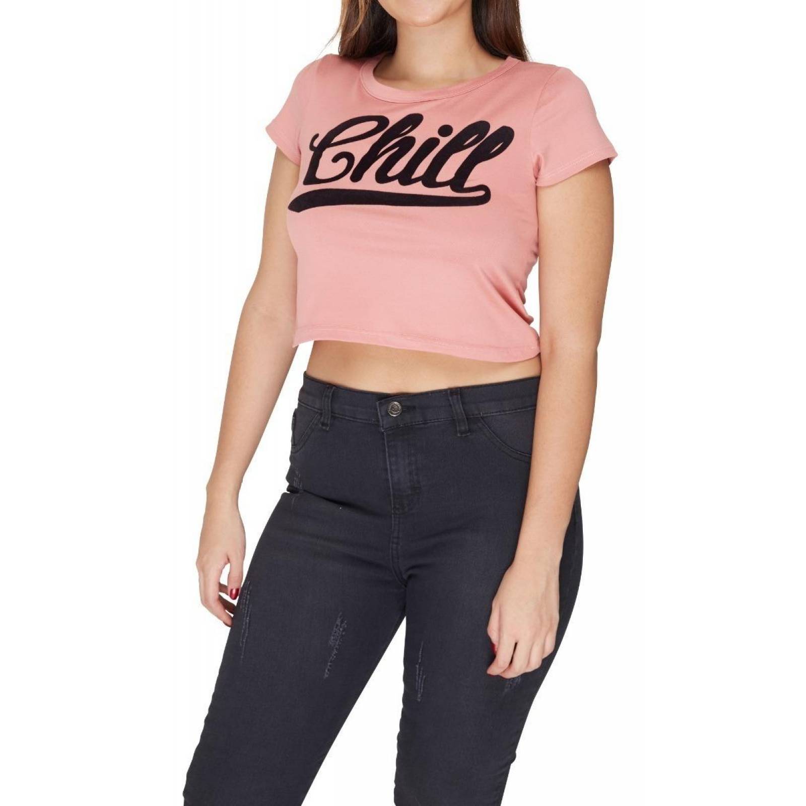 Playera De Mujer American Wear Chill Moda Cool 