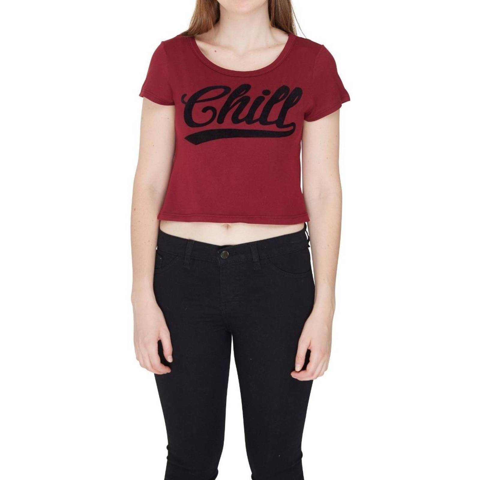Playera De Mujer American Wear Chill Moda Cool 