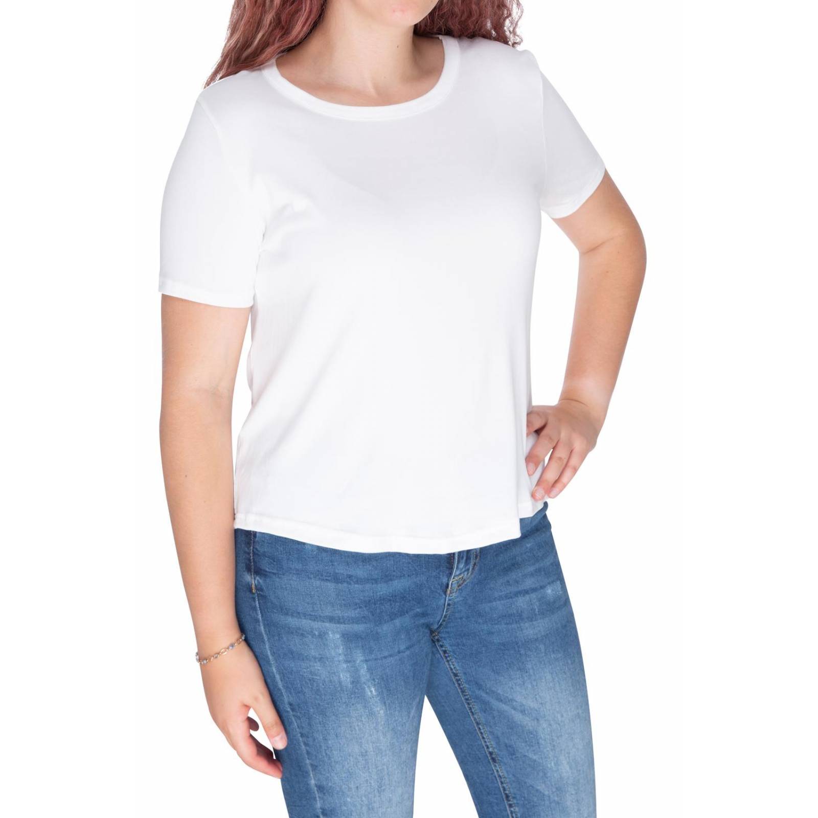 Playera de Mujer American Wear Basica Comoda Microfibra 