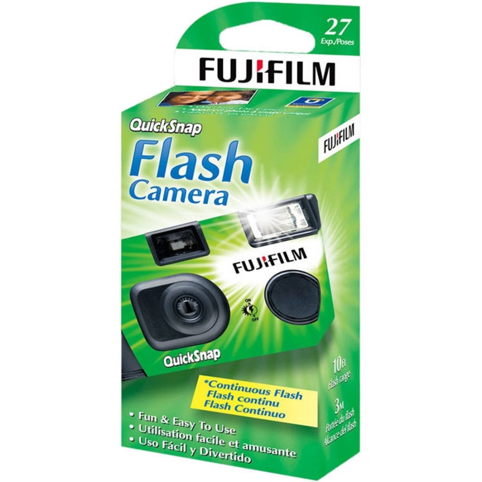 Cámara Desechable Fujifilm Quicksnap Super 400 Con Flash
