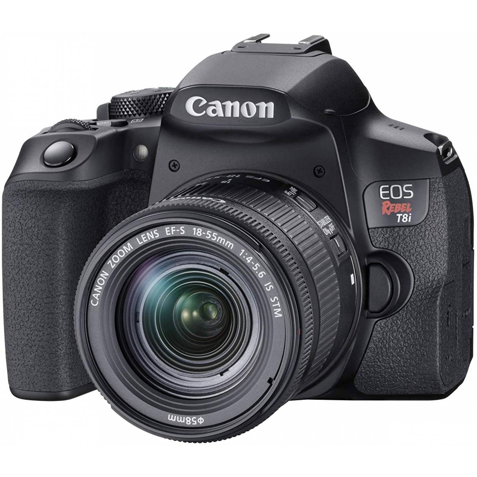 Cámara Canon EOS Rebel T8i EF S 18 55mm IS STM