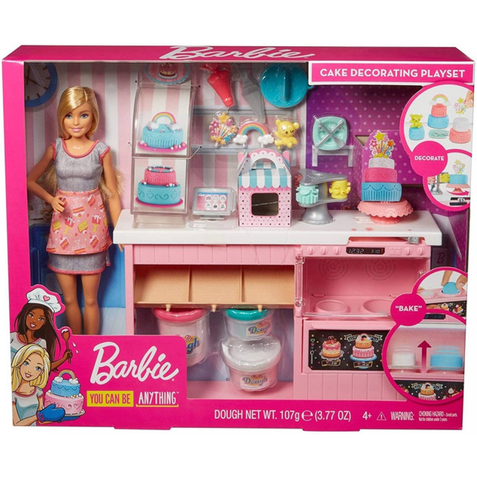 BARBIE Muñeca CHEF DE PASTELES Mattel