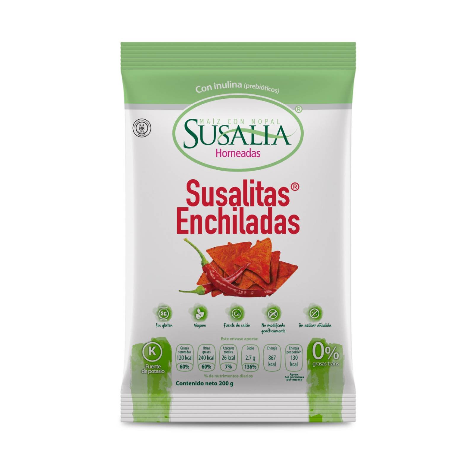 SUSALIA Susalitas Enchiladas 200 gr. (Caja con 10 piezas)