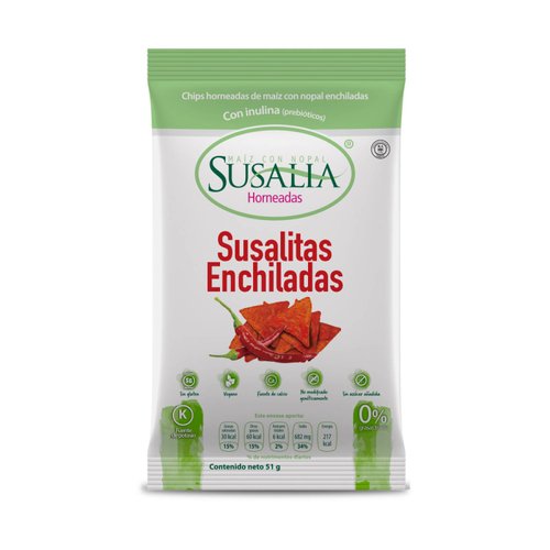 SUSALIA Susalitas Enchiladas 50 gr. (Caja con 12 piezas)