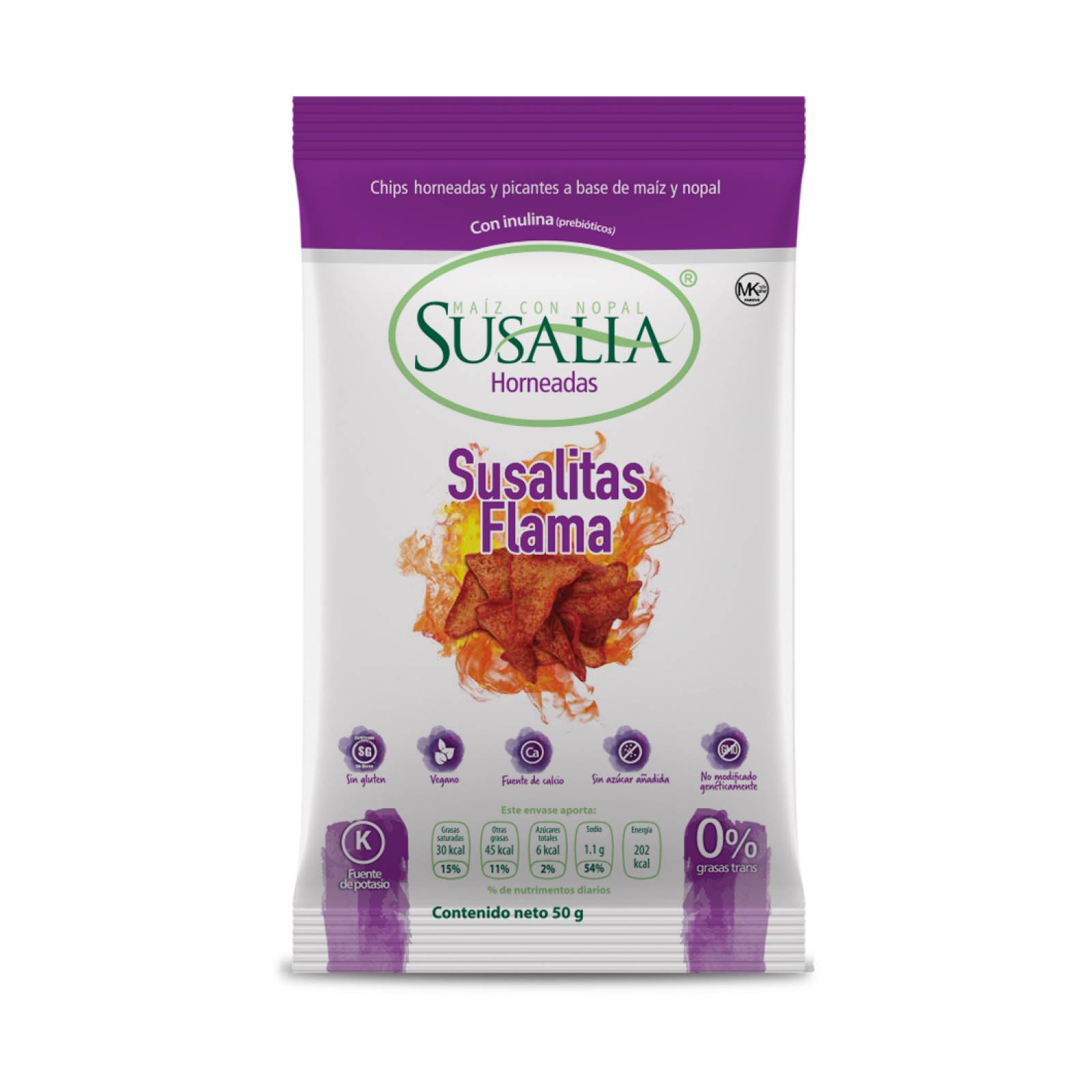 SUSALIA Susalitas Flama 50gr. (Caja con 12 piezas)
