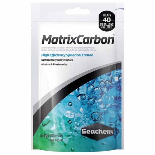 Seachem Matrixcarbon 100 ml Empacado en una Bolsa "The Bag"