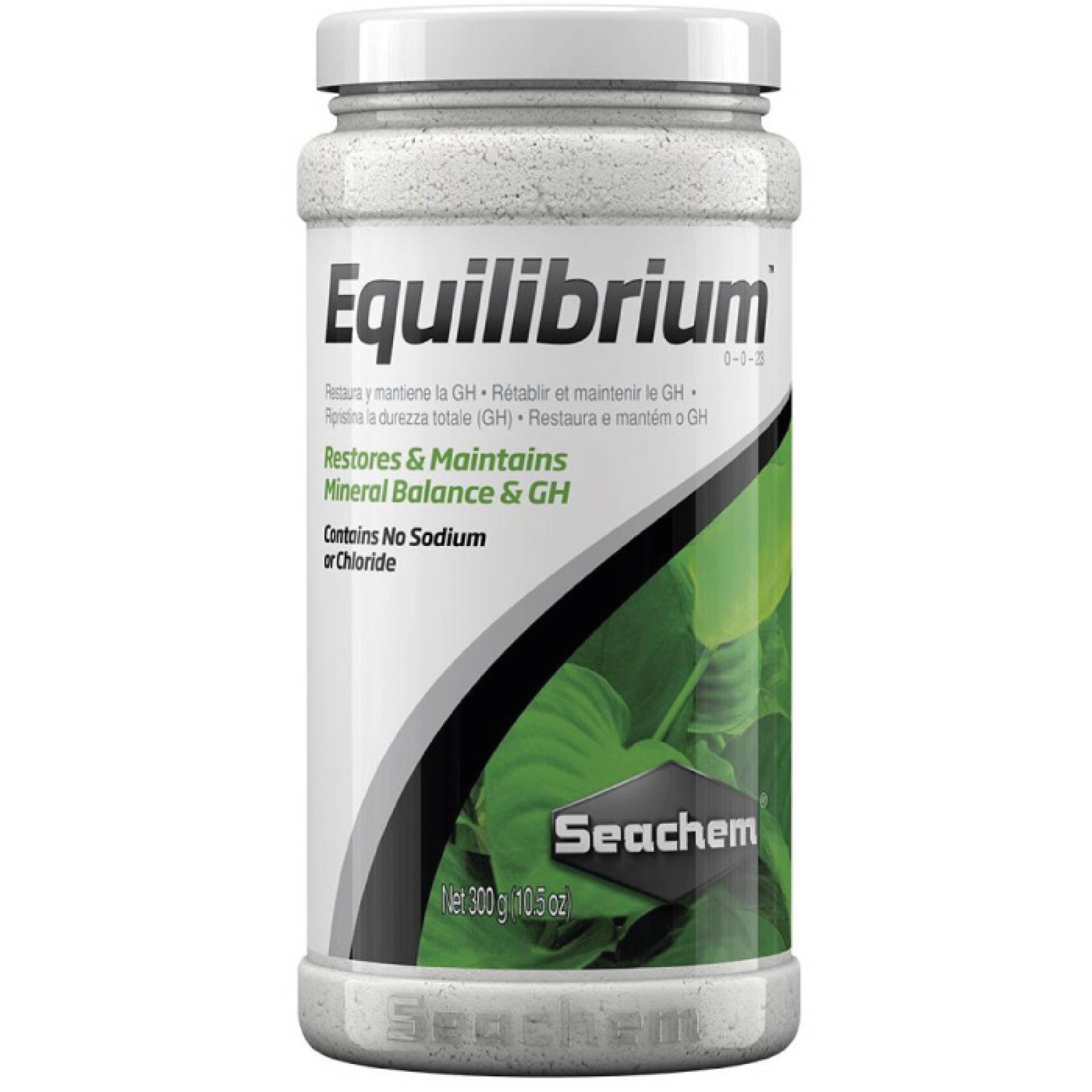 Seachem Equilibrium 300 Gramos 10,6 Onza Ideal para Acuarios Plantados